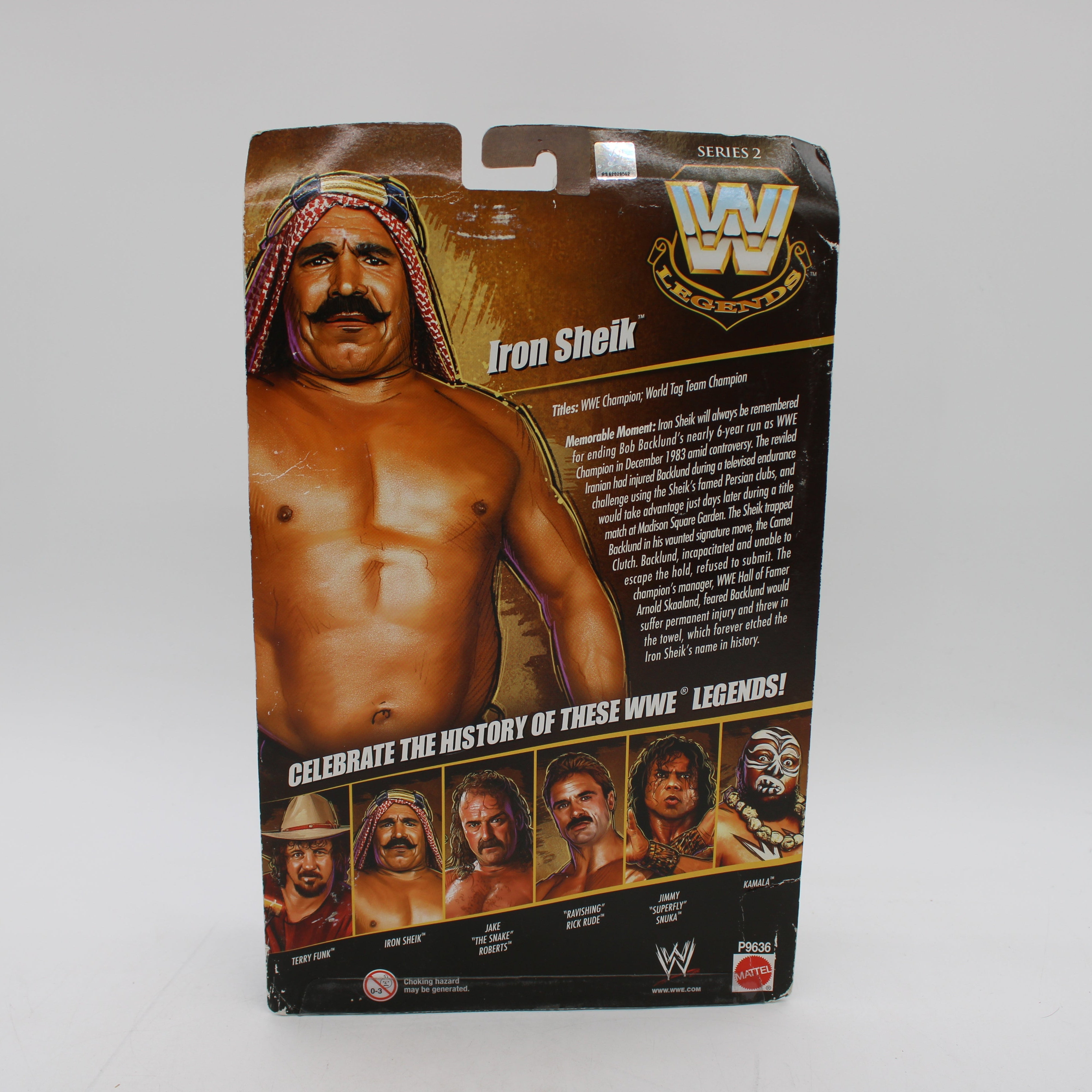 Iron Sheik WWE Legends Series 2 Action Figure