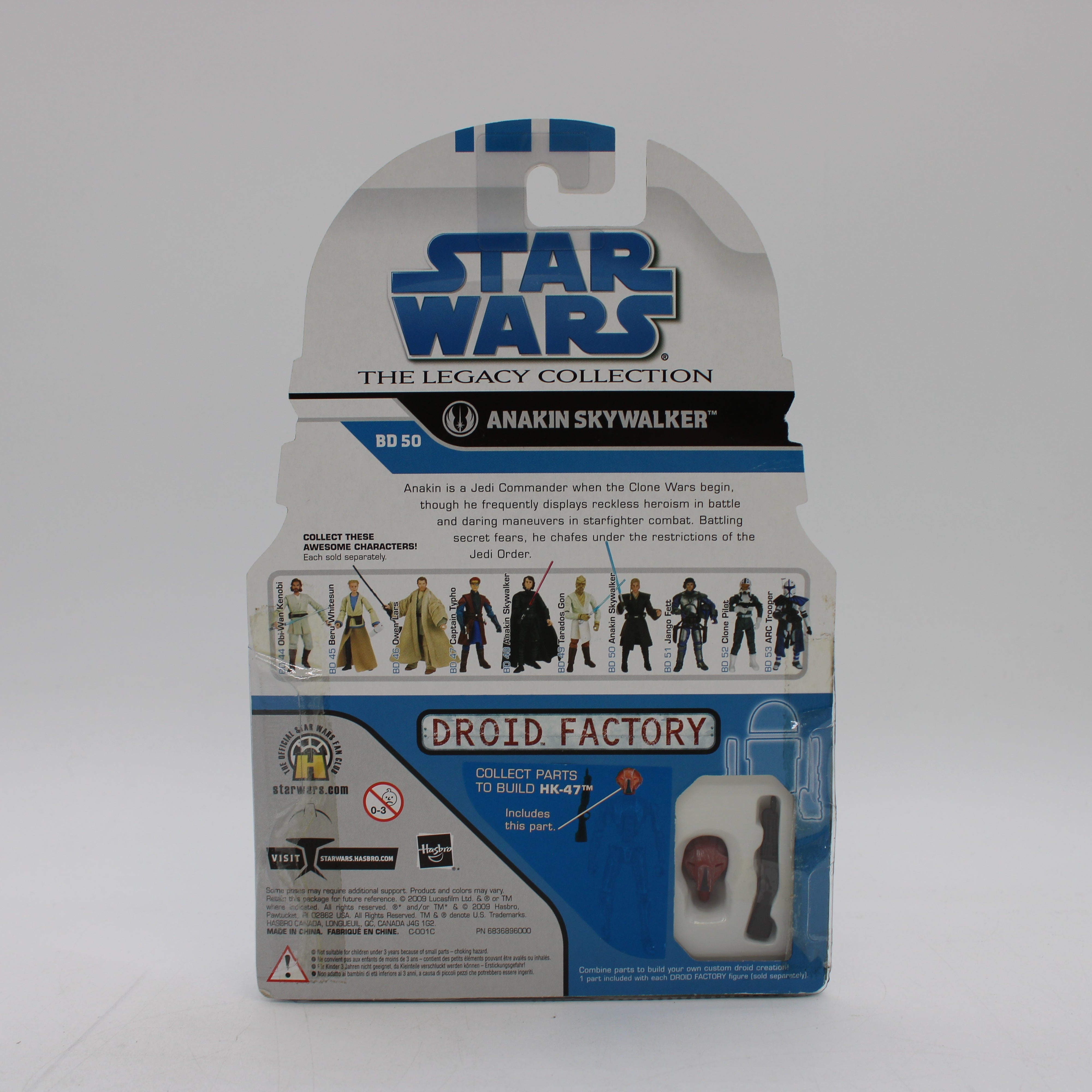 Anakin Skywalker Star Wars the Legacy Collection Action Figure (Build A Droid HK-47)