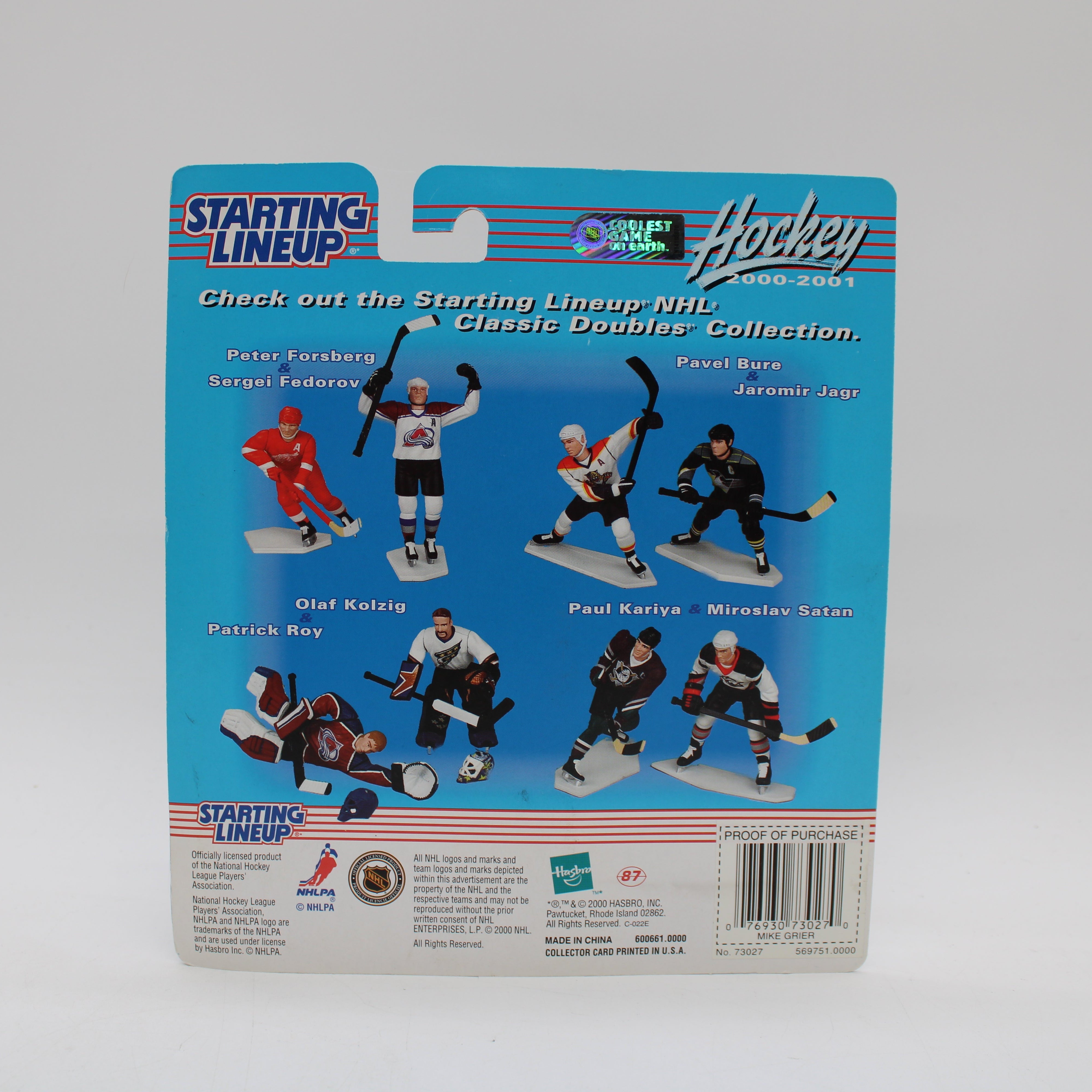 Mike Grier Starting Lineup Sports Superstar Collectibles NHLPA Action Figure