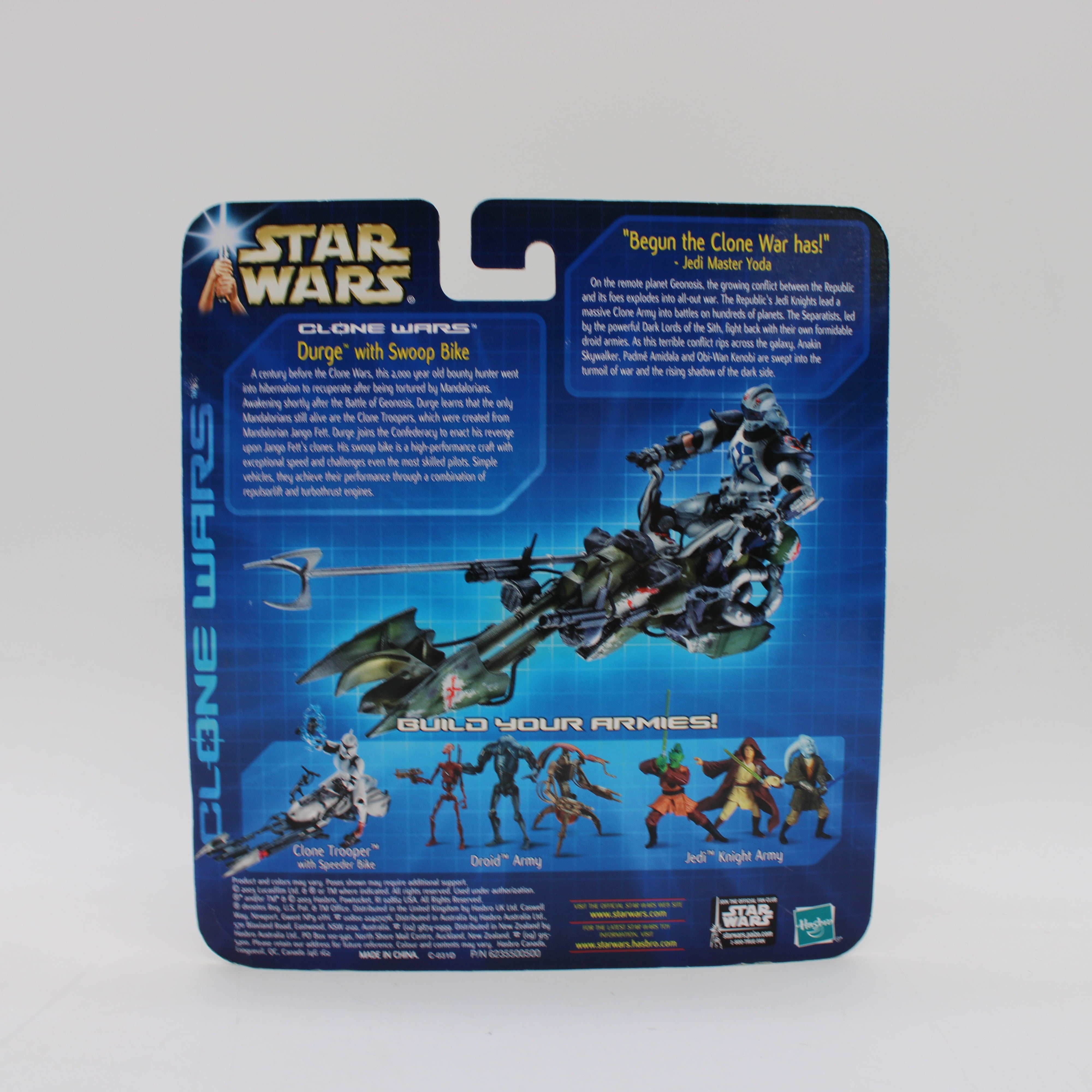 Durge with Swoop Bike Star Wars Clone Wars Action Figure