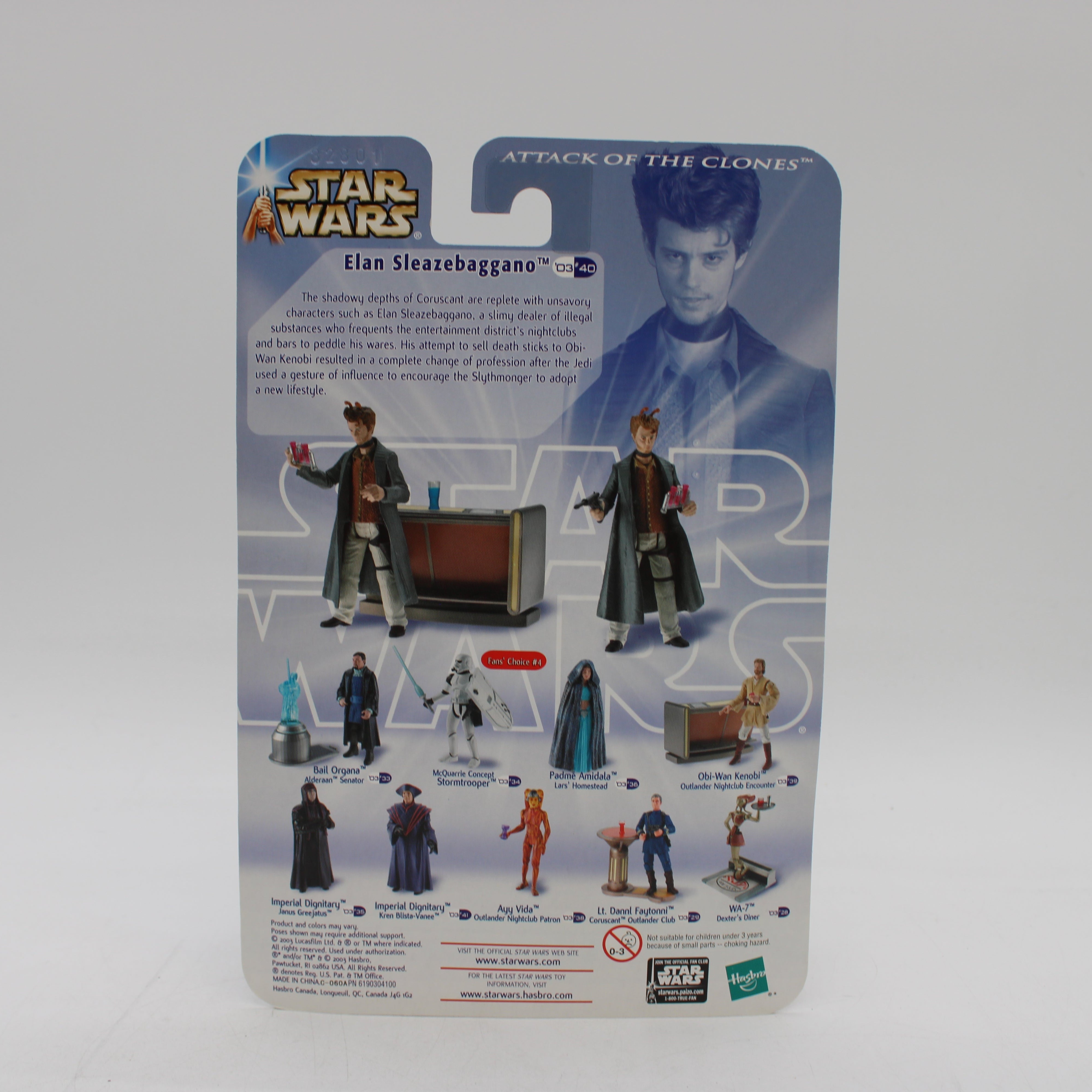 Elan Sleazebaggano Star Wars Attack of the Clones Action Figure