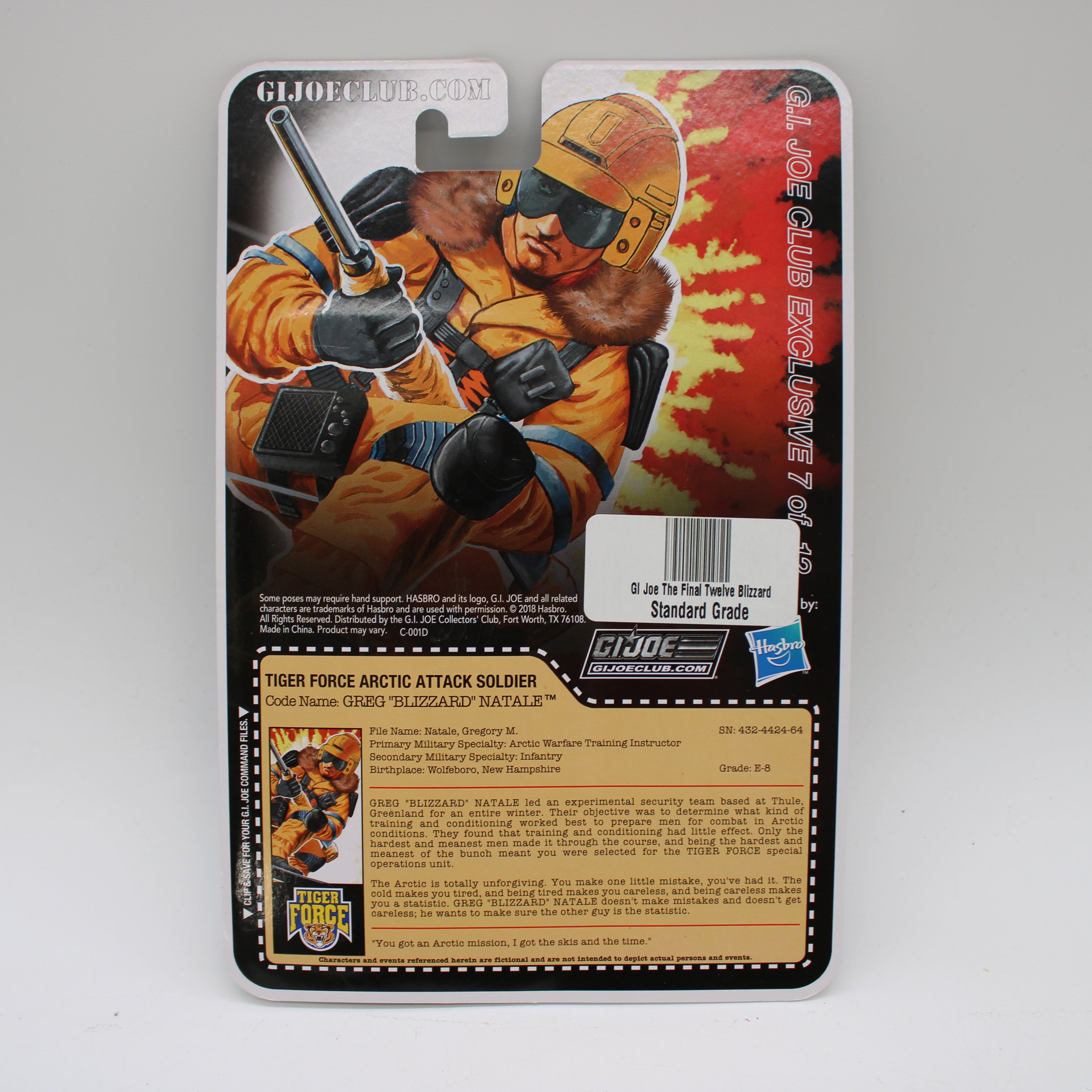 Tiger Force Arctic Attack Soldier G.I. Joe Club Exclusive Action Figure