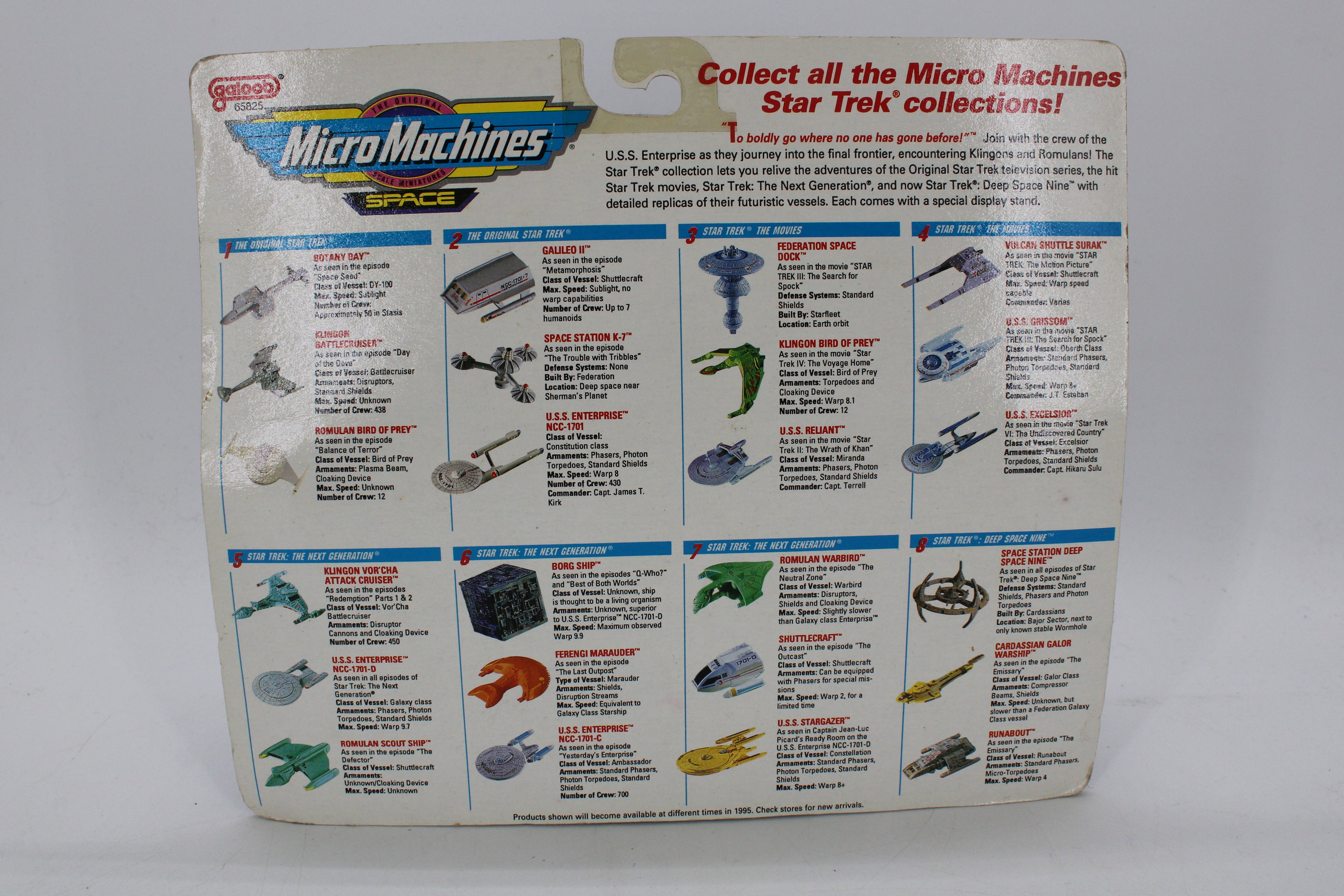 Star Trek The Movies Collection #4 Micro Machines Space Miniatures