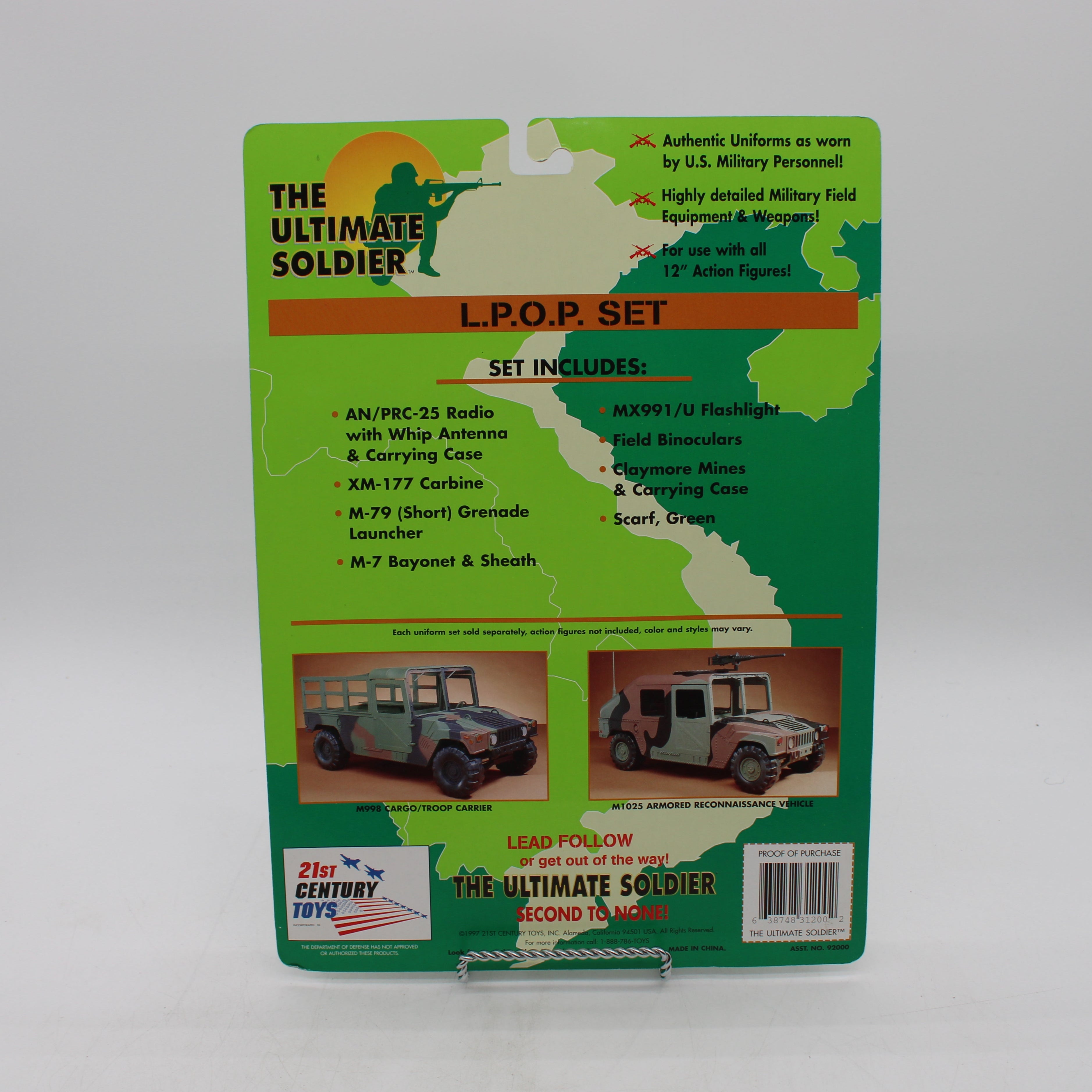 L.P.O.P. Set The Ultimate Soldier Action Figure Accessories
