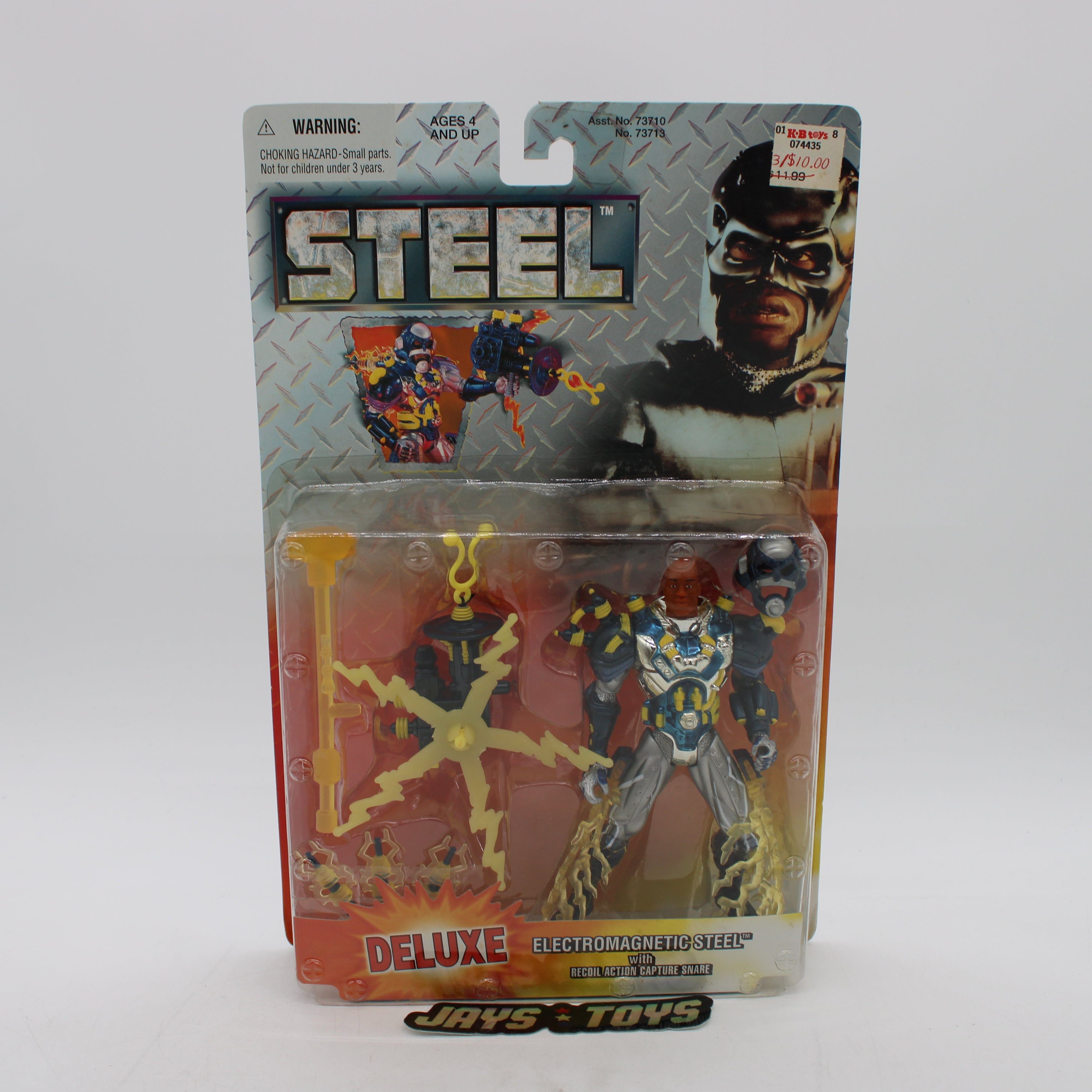 Electromagnetic Steel with Recoil Action Capture Snare Action Figure
