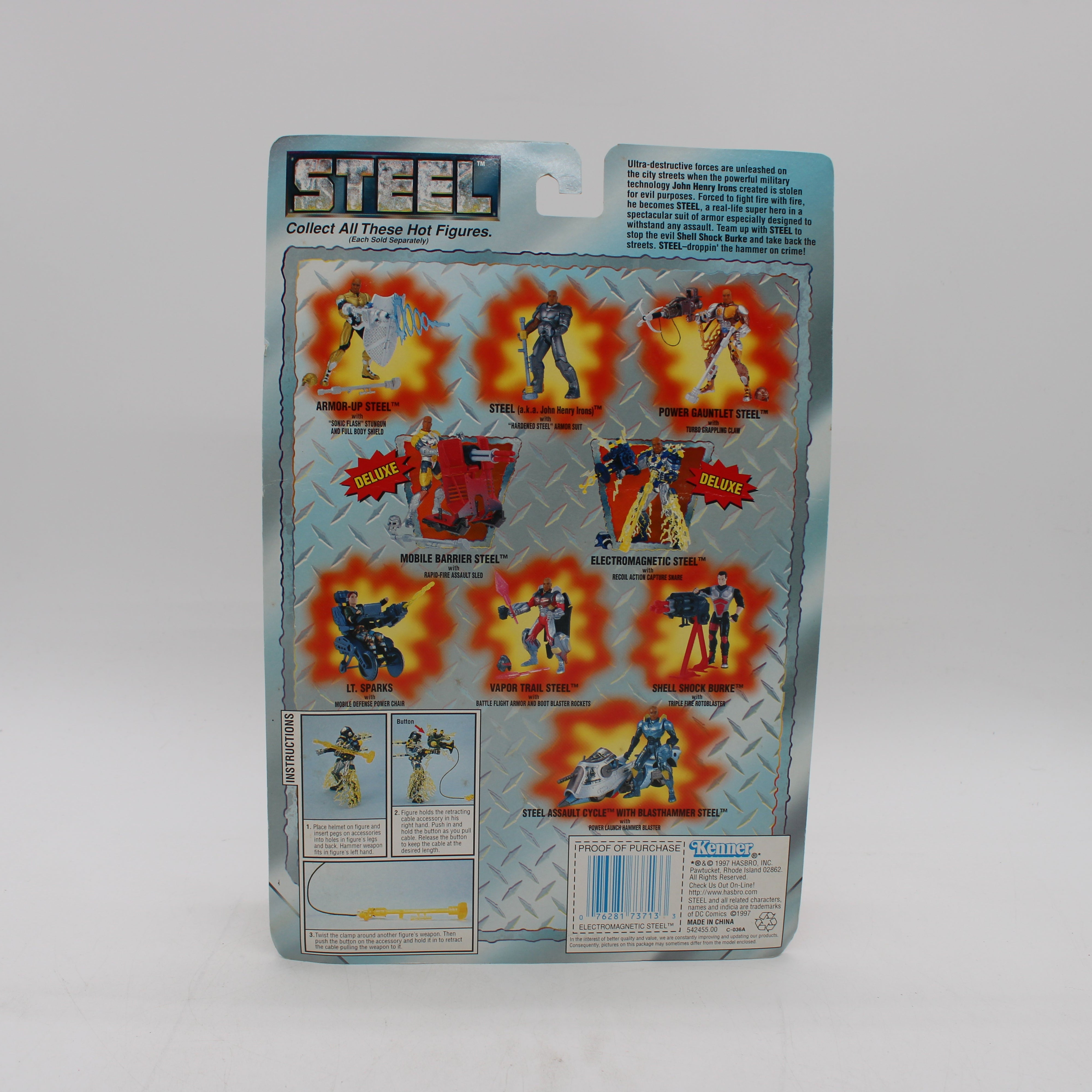 Electromagnetic Steel with Recoil Action Capture Snare Action Figure