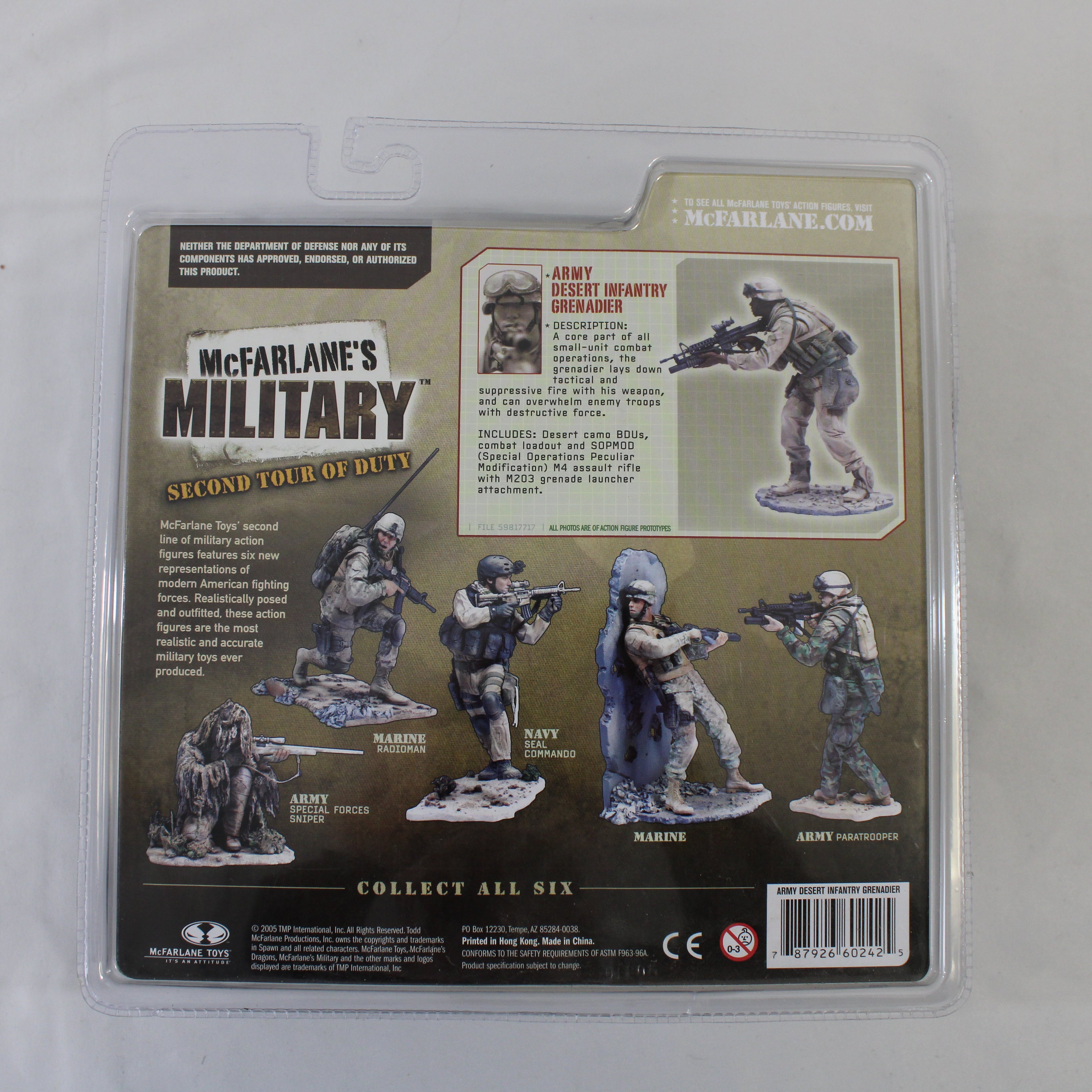 Army Desert Infantry Grenadier McFarlane's Military Second Tour of Duty Action Figure