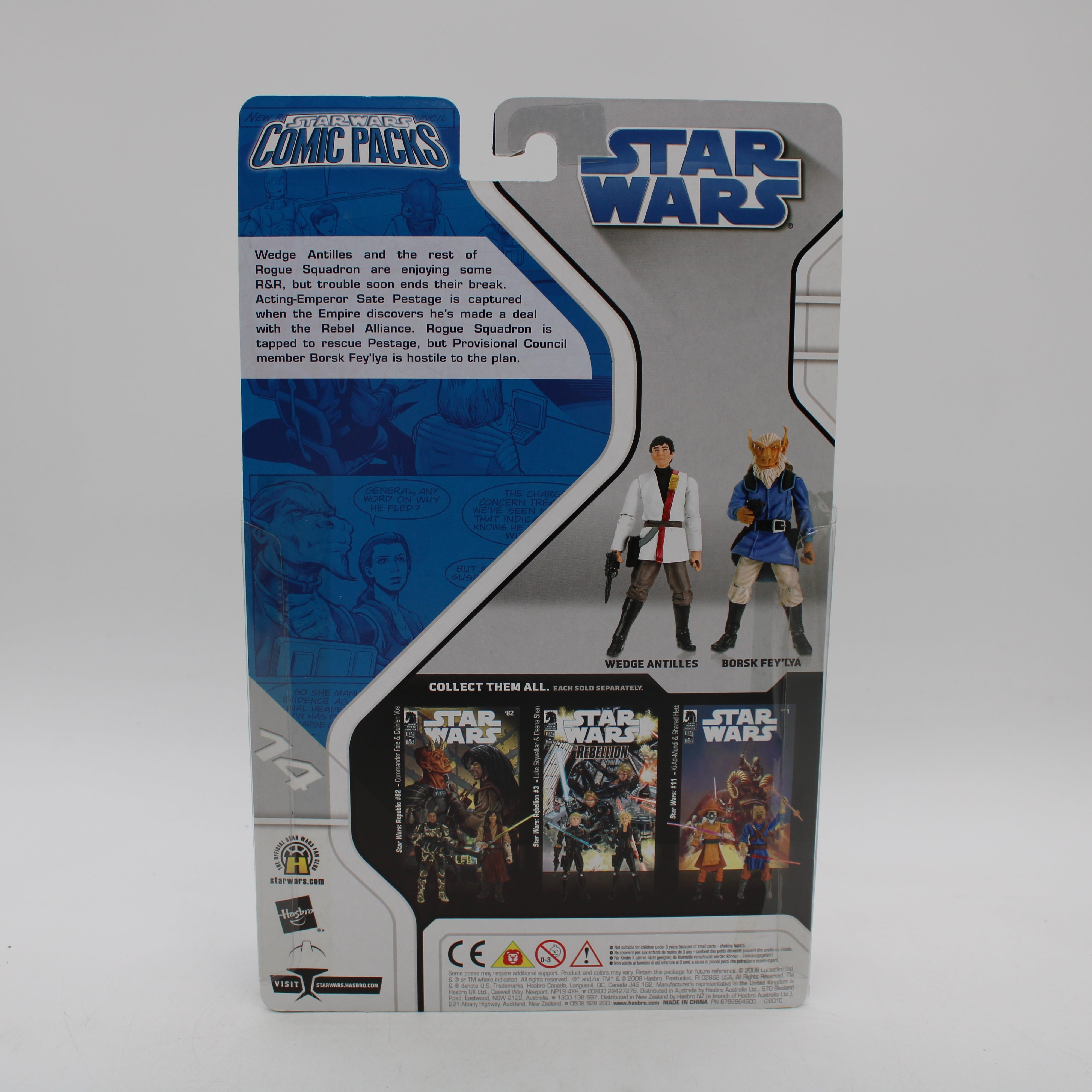 Wedge Antilles & Borsk Fey'lya Star Wars Comic Packs X-Wing Rogue Squadron #32 Action Figures