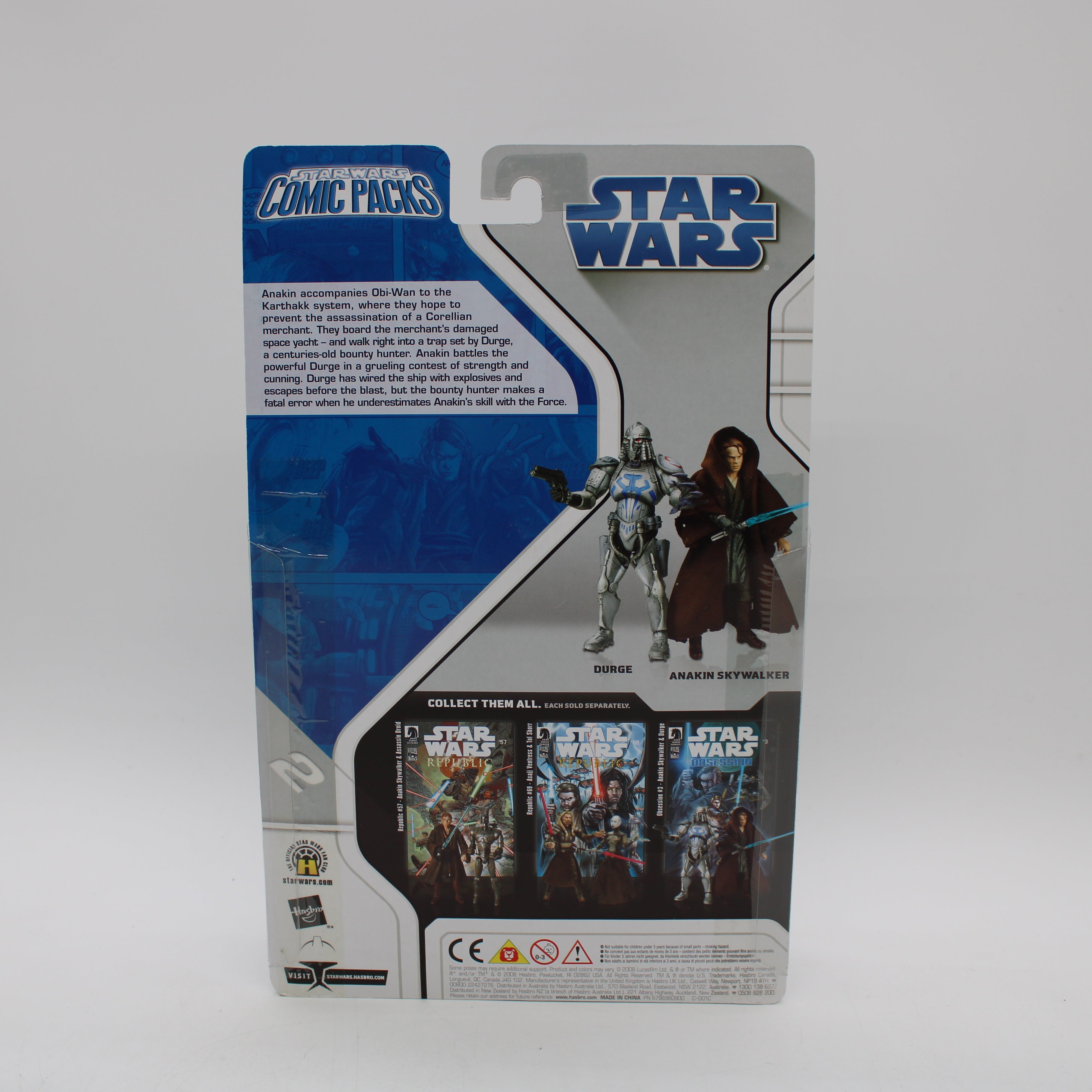 Anakin Skywalker & Durge Star Wars Comic Packs Obsession #3 Action Figures