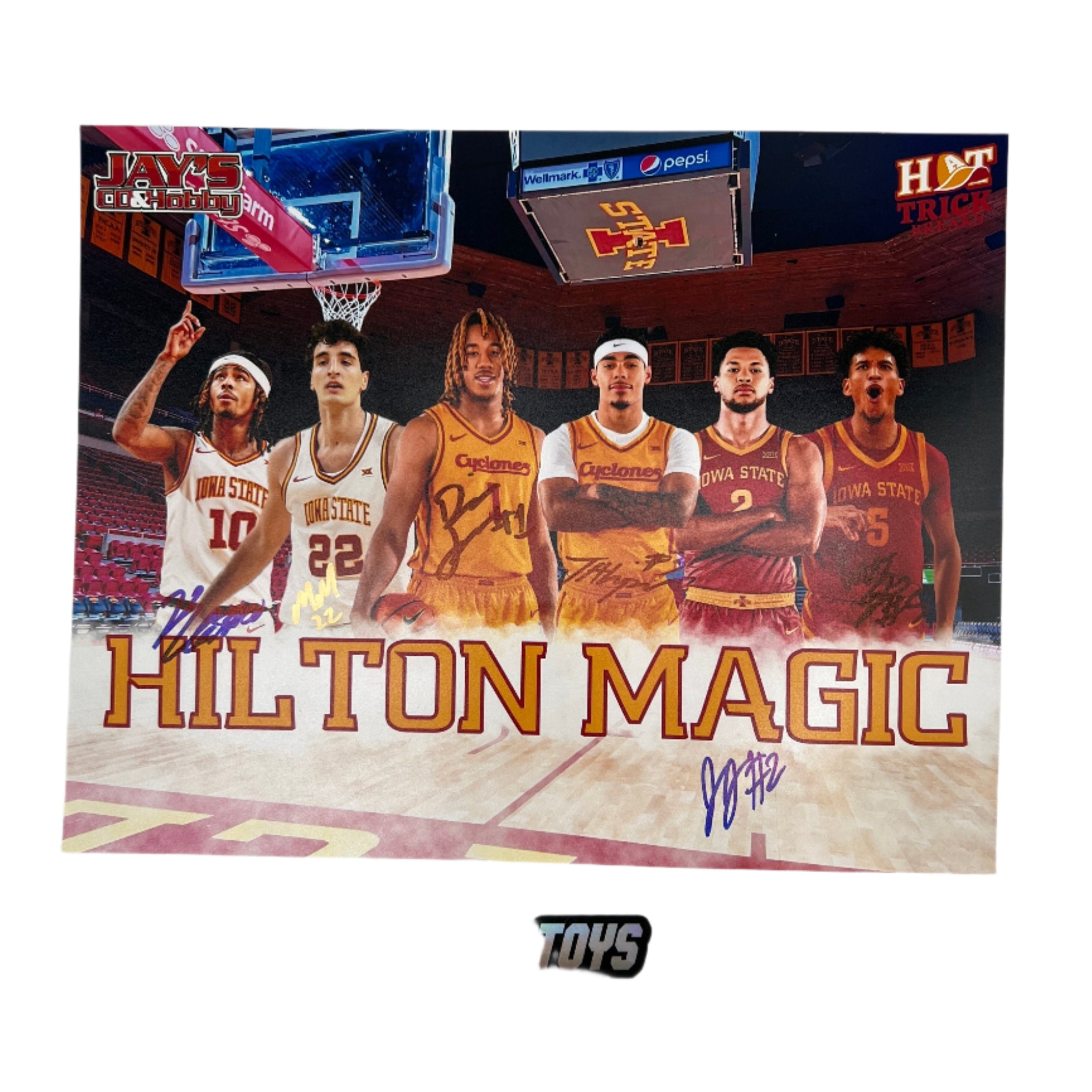 Iowa State Cyclones "Hilton Magic" Team Signed Photo 11x17