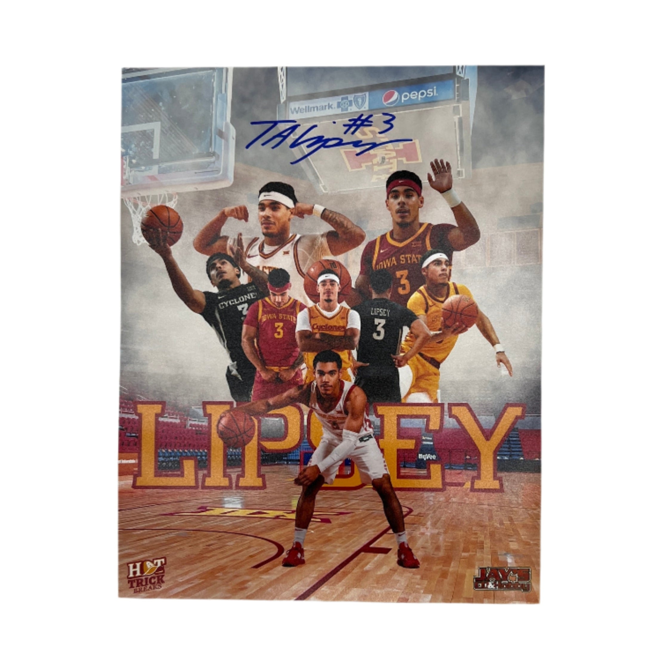 Tamin Lipsey Autographed 8x10 Photo - Iowa State Cyclones