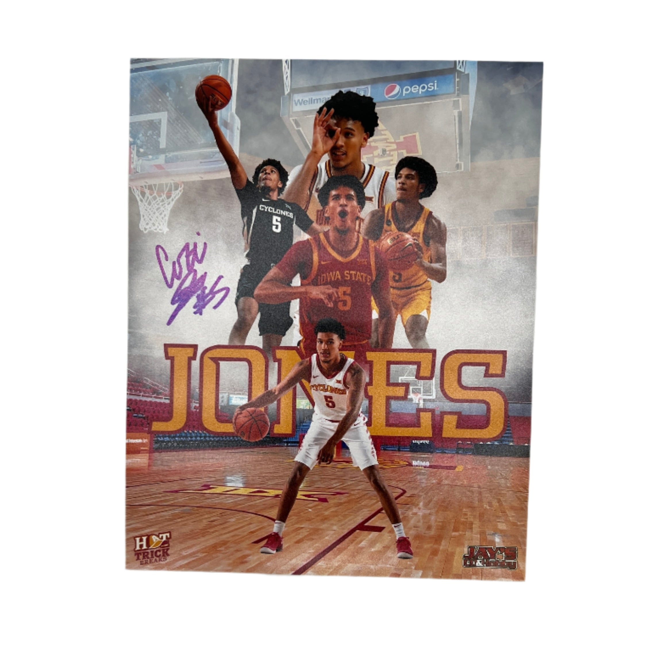 Curtis Jones Autographed 8x10 Photo - Iowa State Cyclones