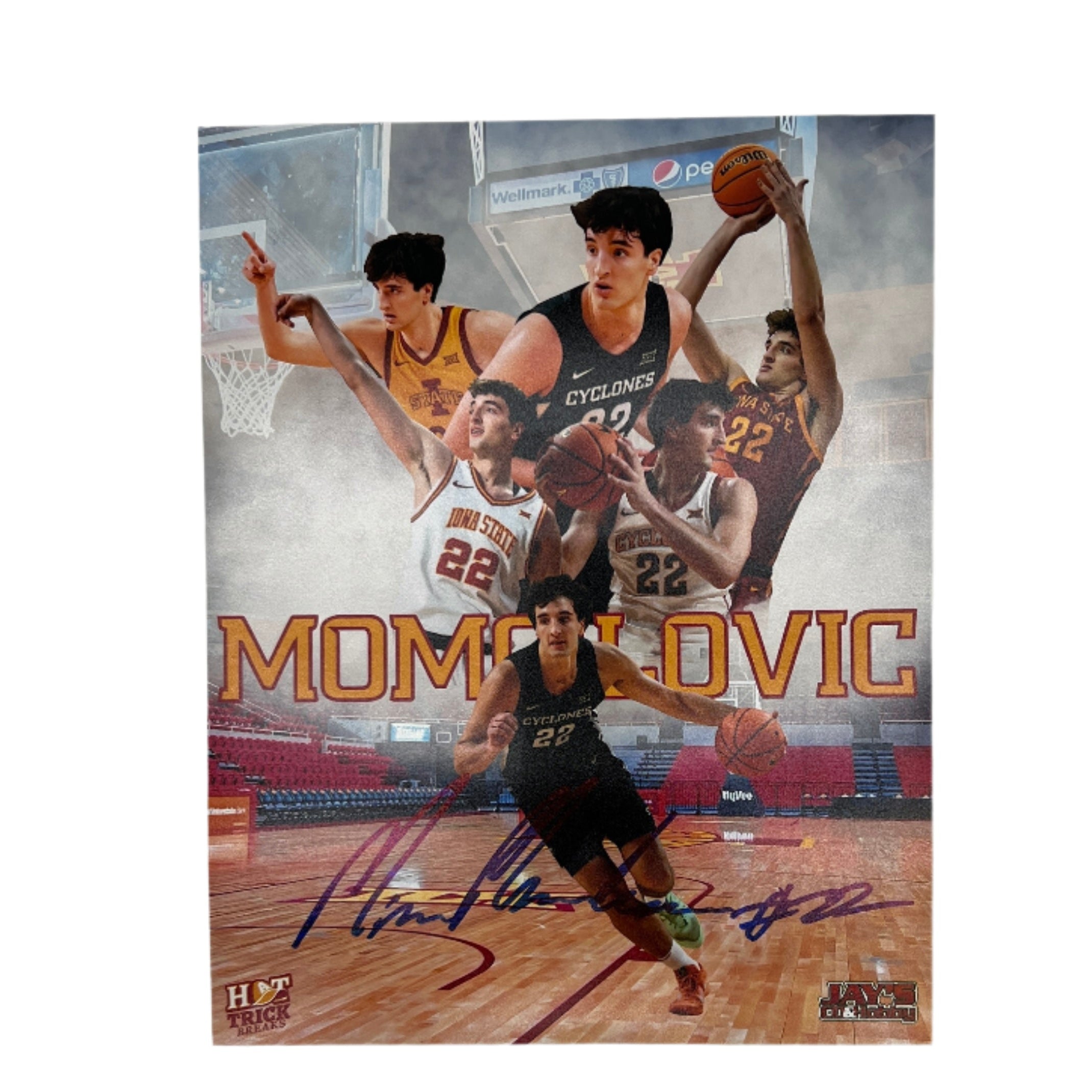 Milan Momcilovic Autographed 8x10 Photo - Iowa State Cyclones