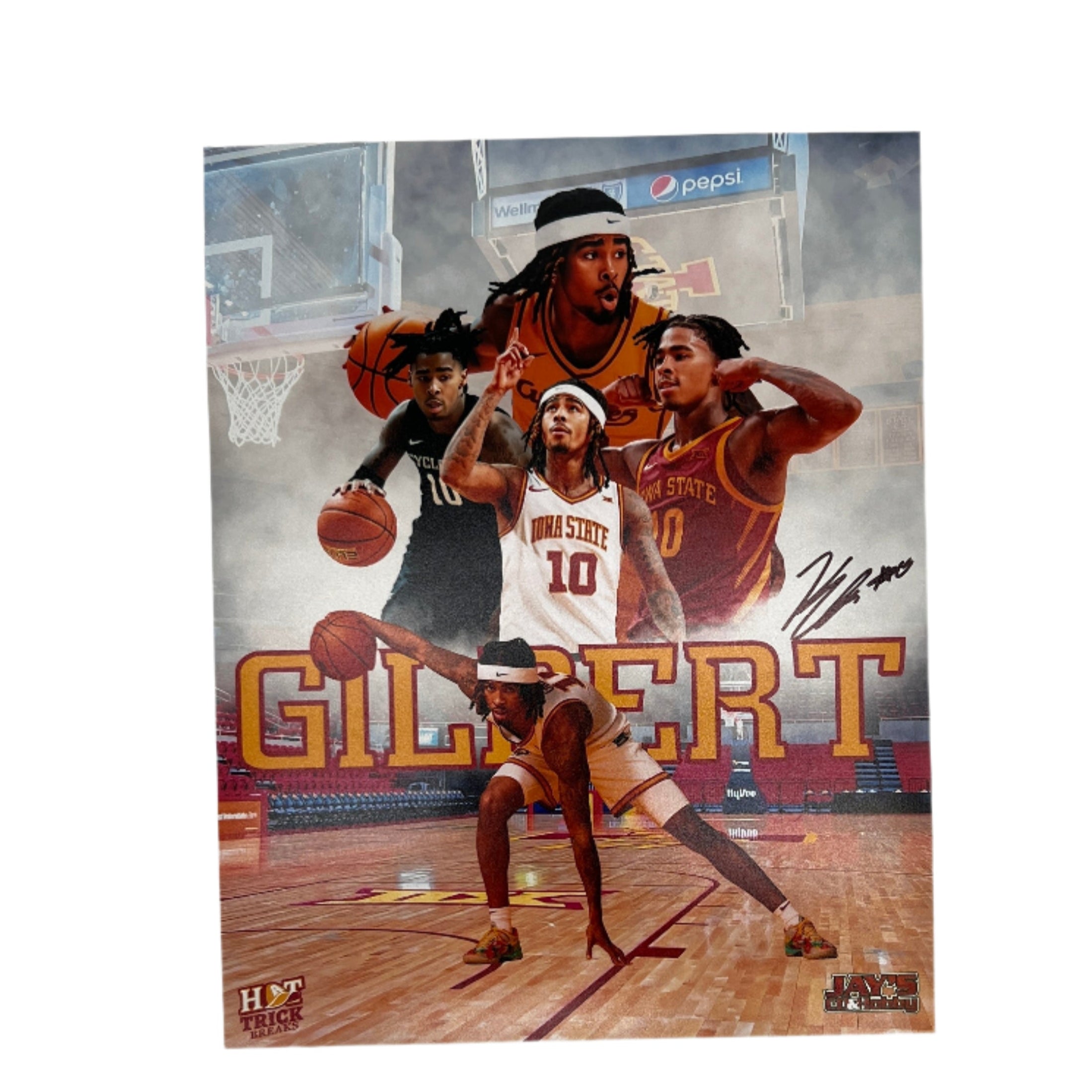 Keshon Gilbert Autographed 8x10 Photo - Iowa State Cyclones
