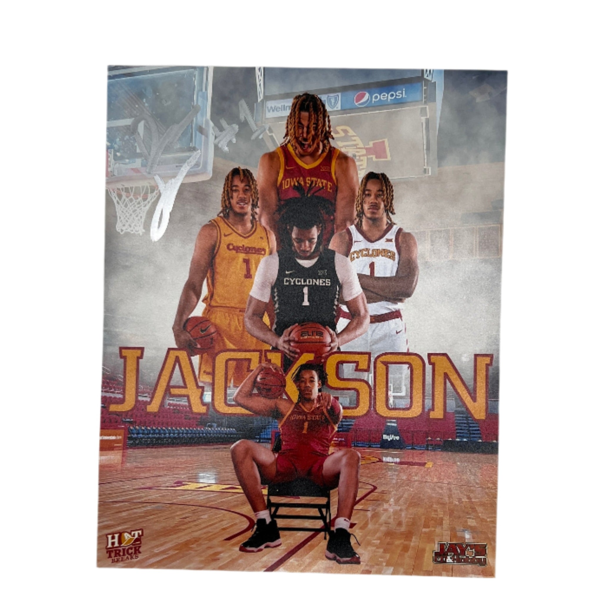 Dishon Jackson Autographed 8x10 Photo - Iowa State Cyclones