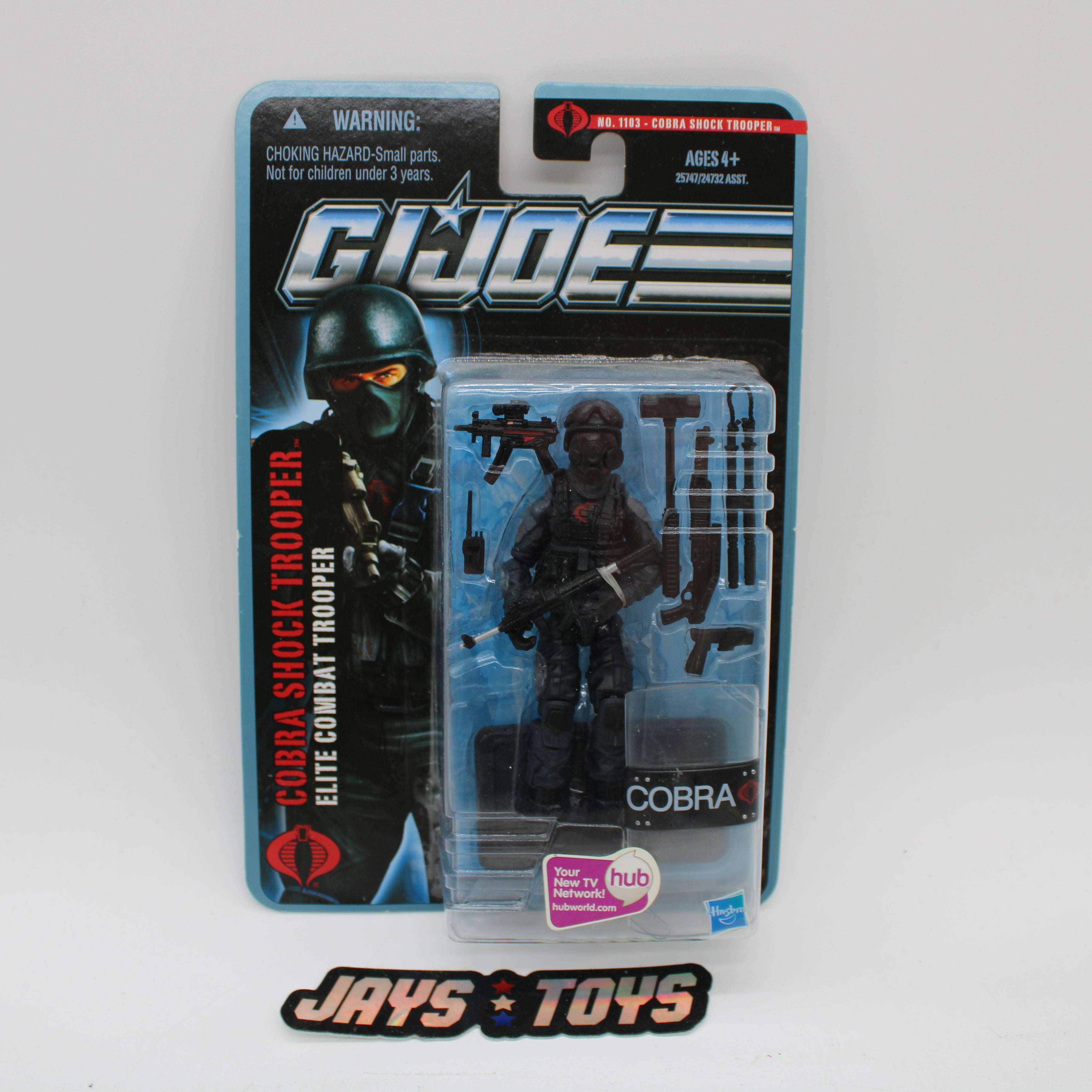 Cobra Shock Trooper Elite Combat Trooper G.I. Joe #1103 Action Figure