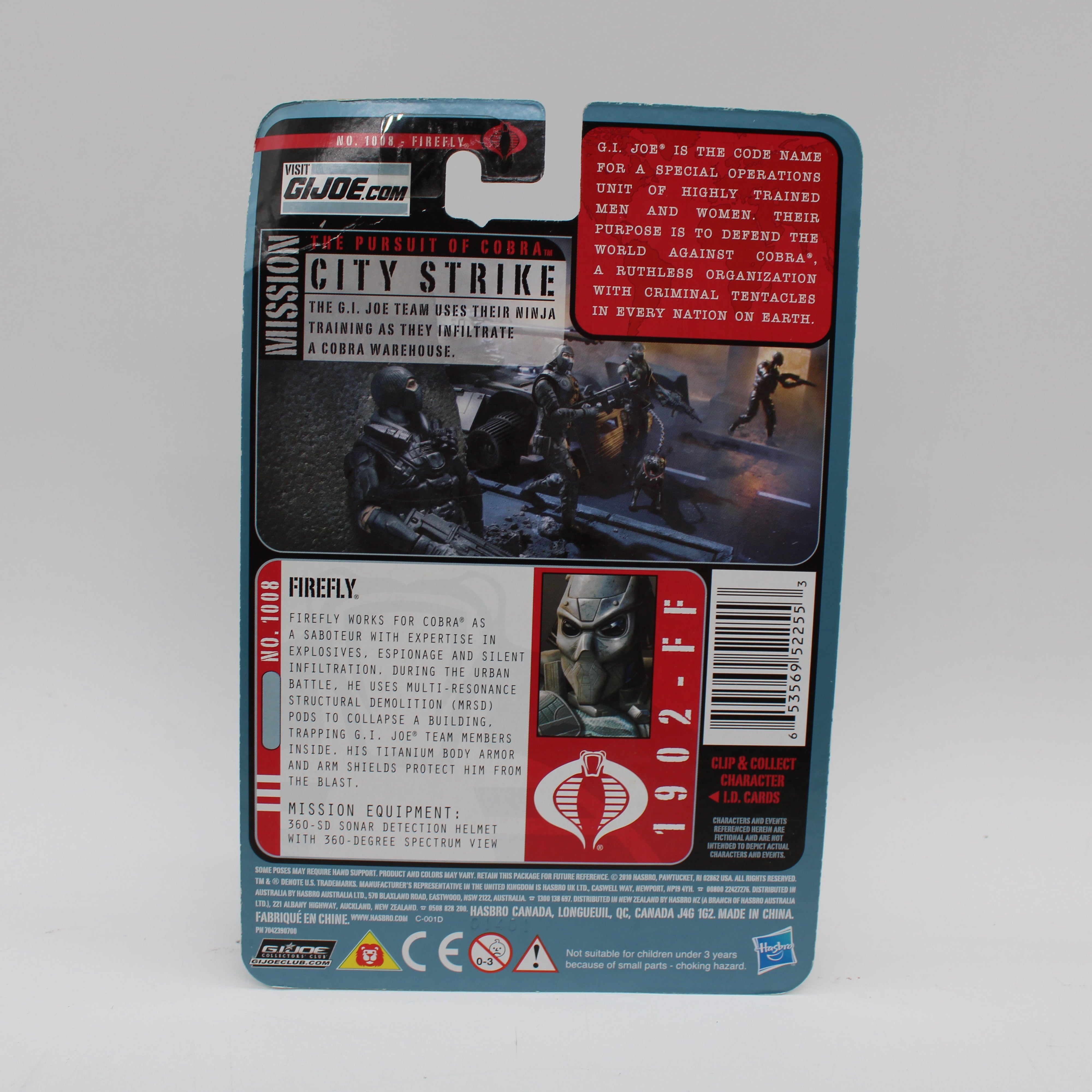 Firefly Cobra Saboteur G.I. Joe #1108 Action Figure