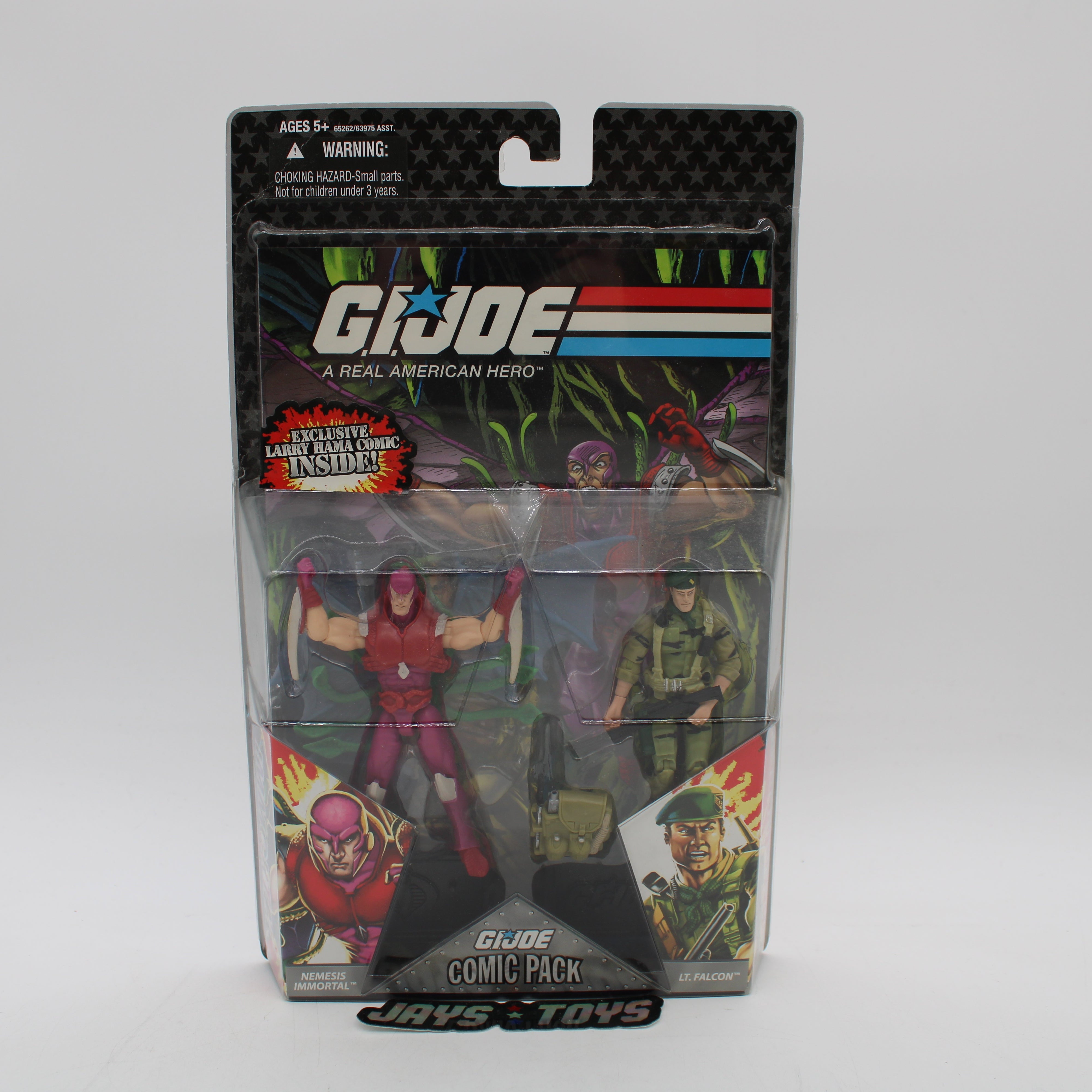 Nemesis Immortal & Lt. Falcon G.I. Joe Comic 2-Pack Action Figures