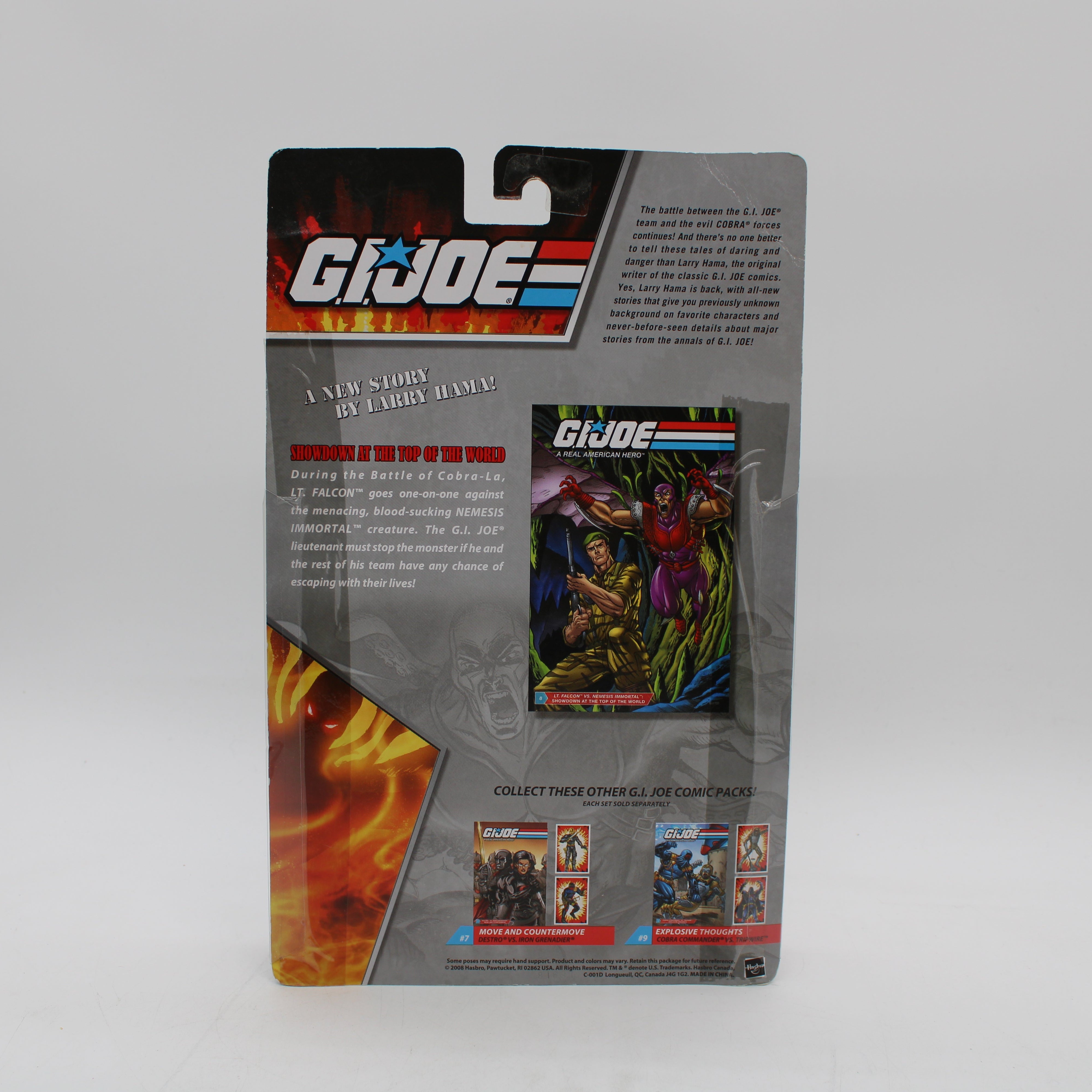 Nemesis Immortal & Lt. Falcon G.I. Joe Comic 2-Pack Action Figures