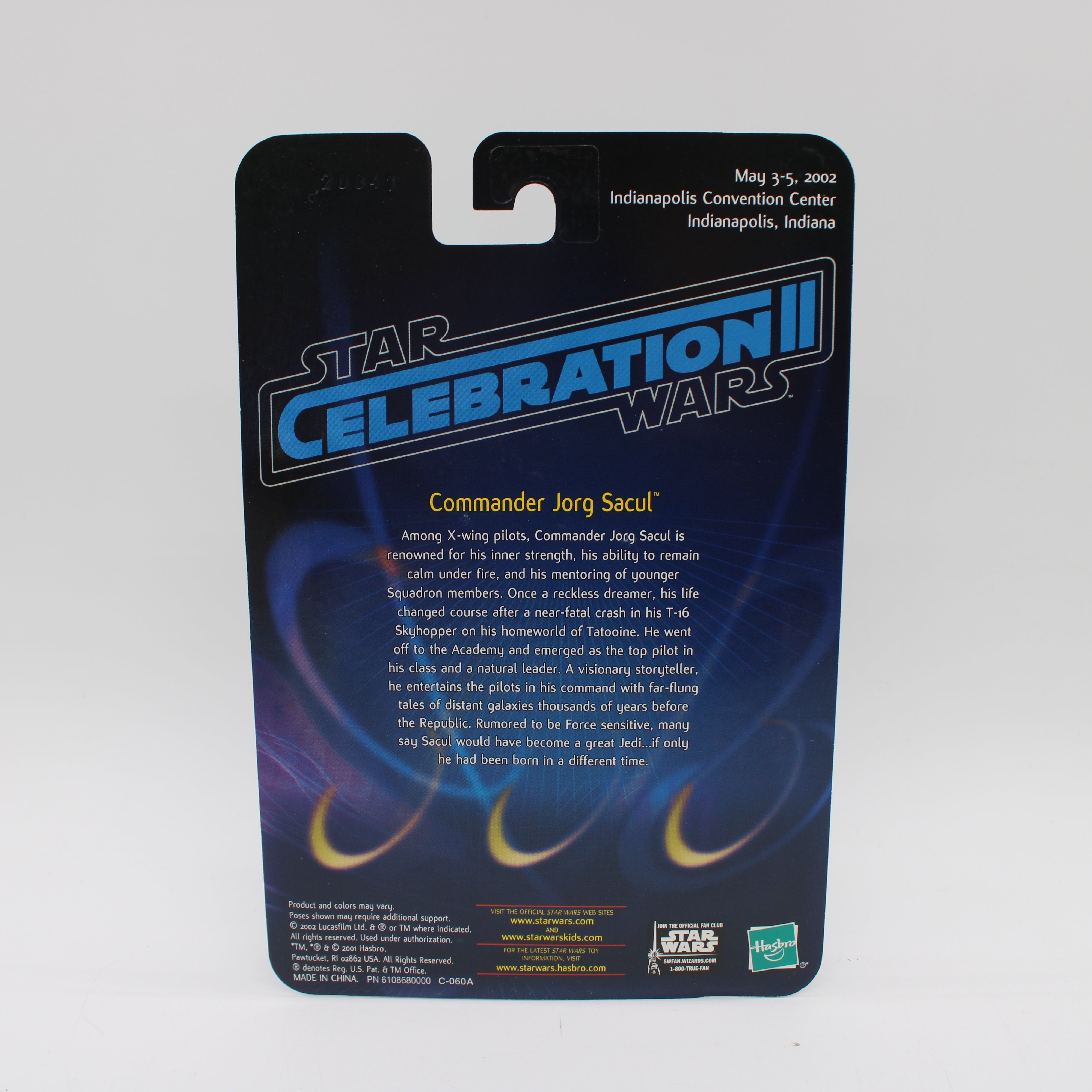 Commander Jorg Sacul Rebel Pilot Star Wars Celebration II Action Figure