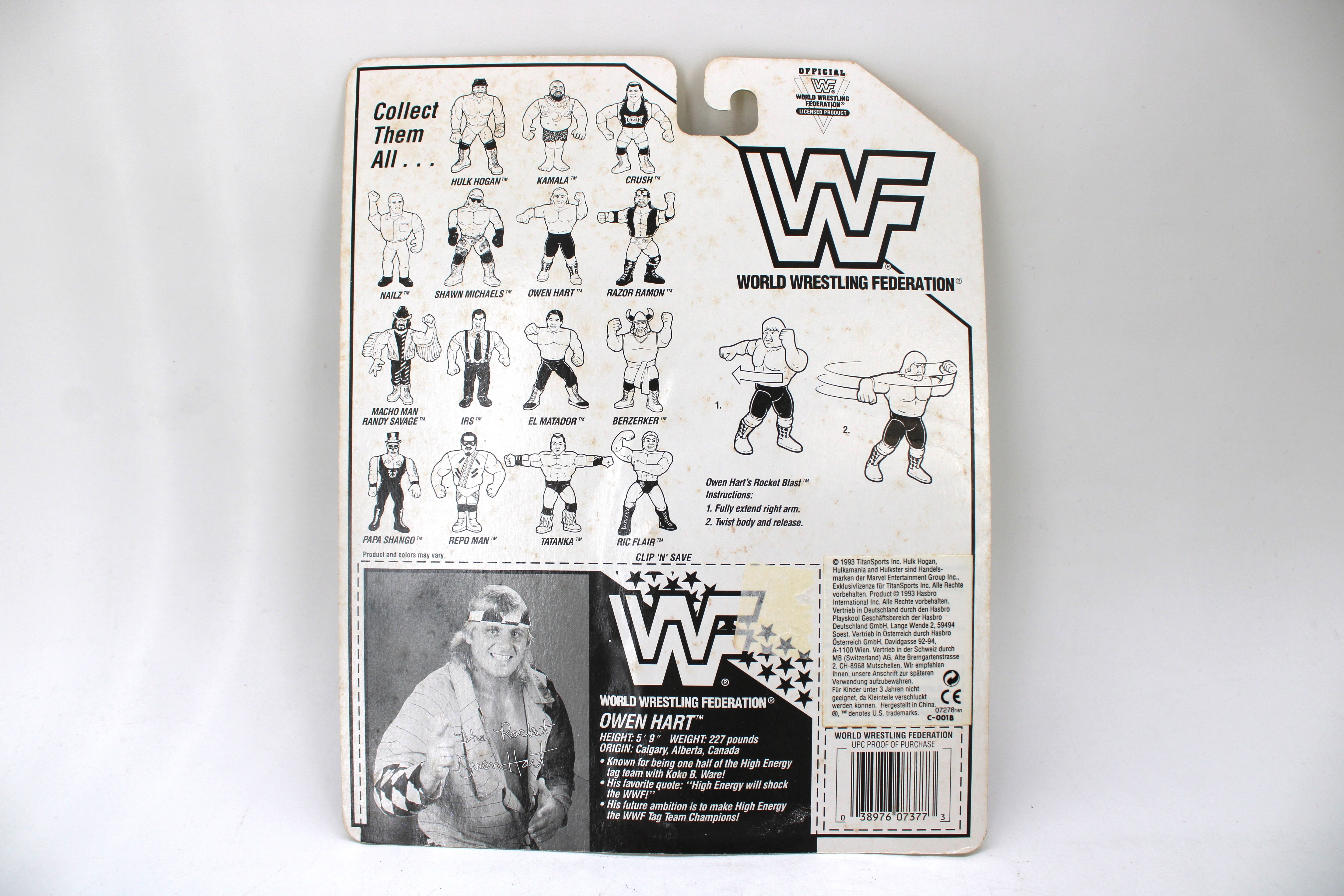 WWF Owen Hart Action Figure (1993)