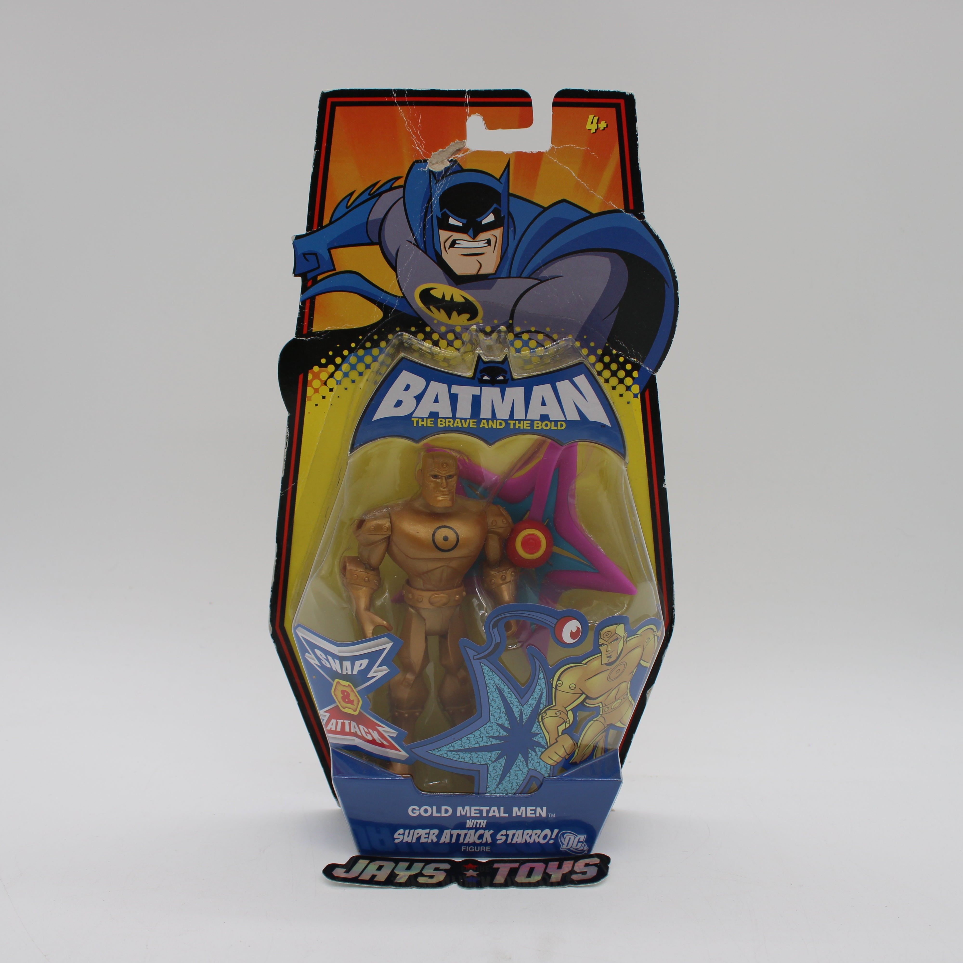 Gold Metal Men with Super Attack Starro Batman The Brave and the Bold Action Figure
