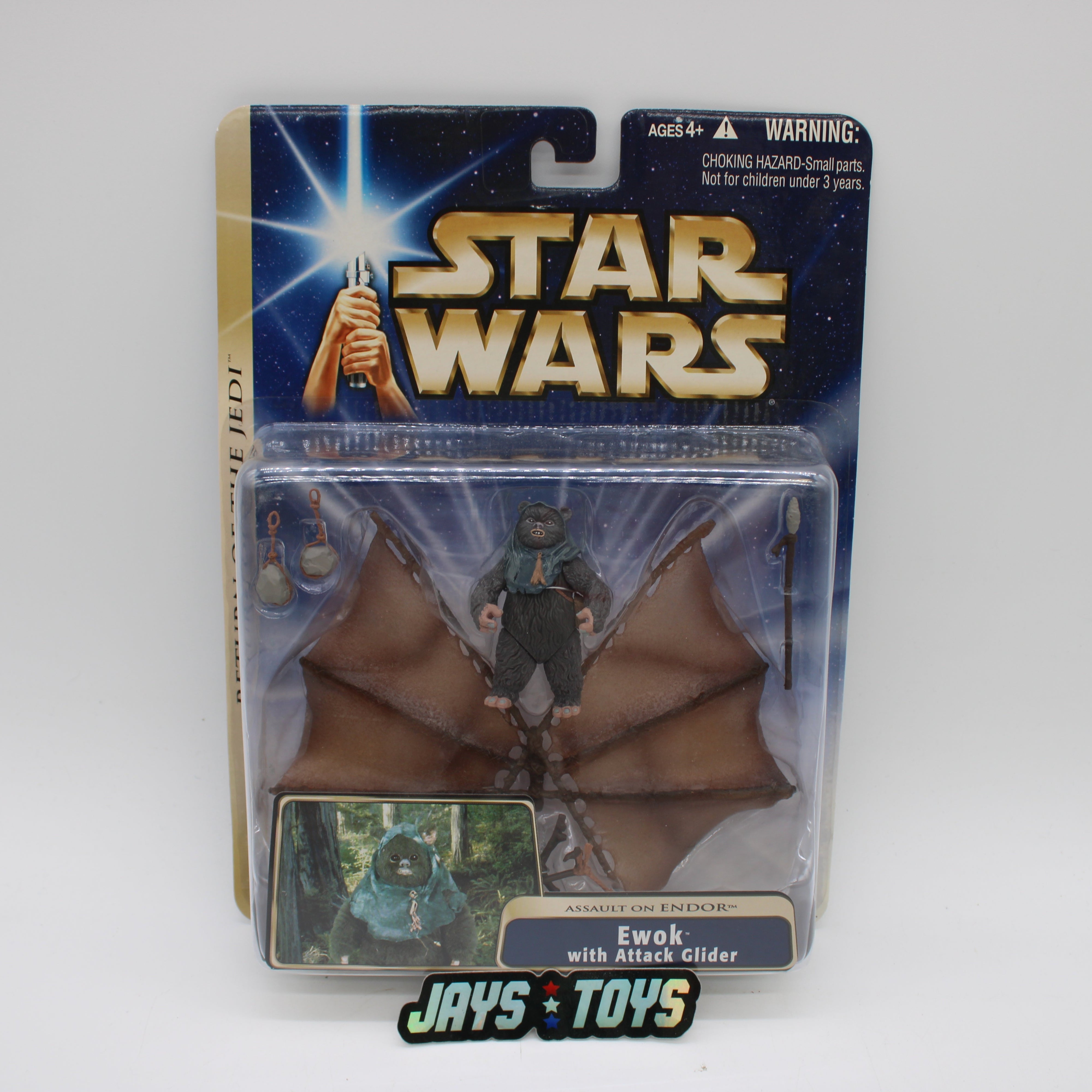 Ewok with Attack Glider Star Wars Return of the Jedi Action Figure