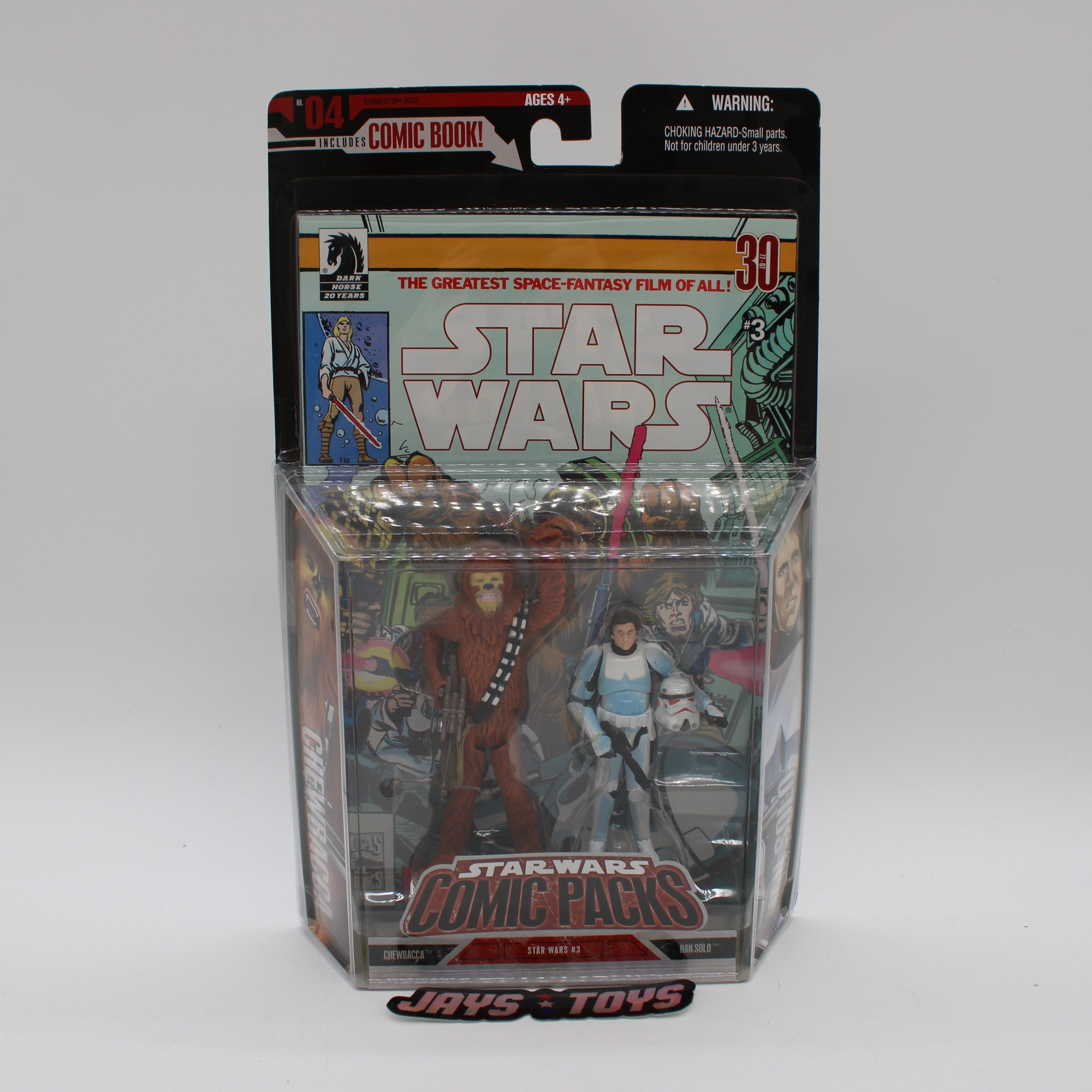 Chewbacca & Han Solo Star Wars #3 Comic Packs Action Figure