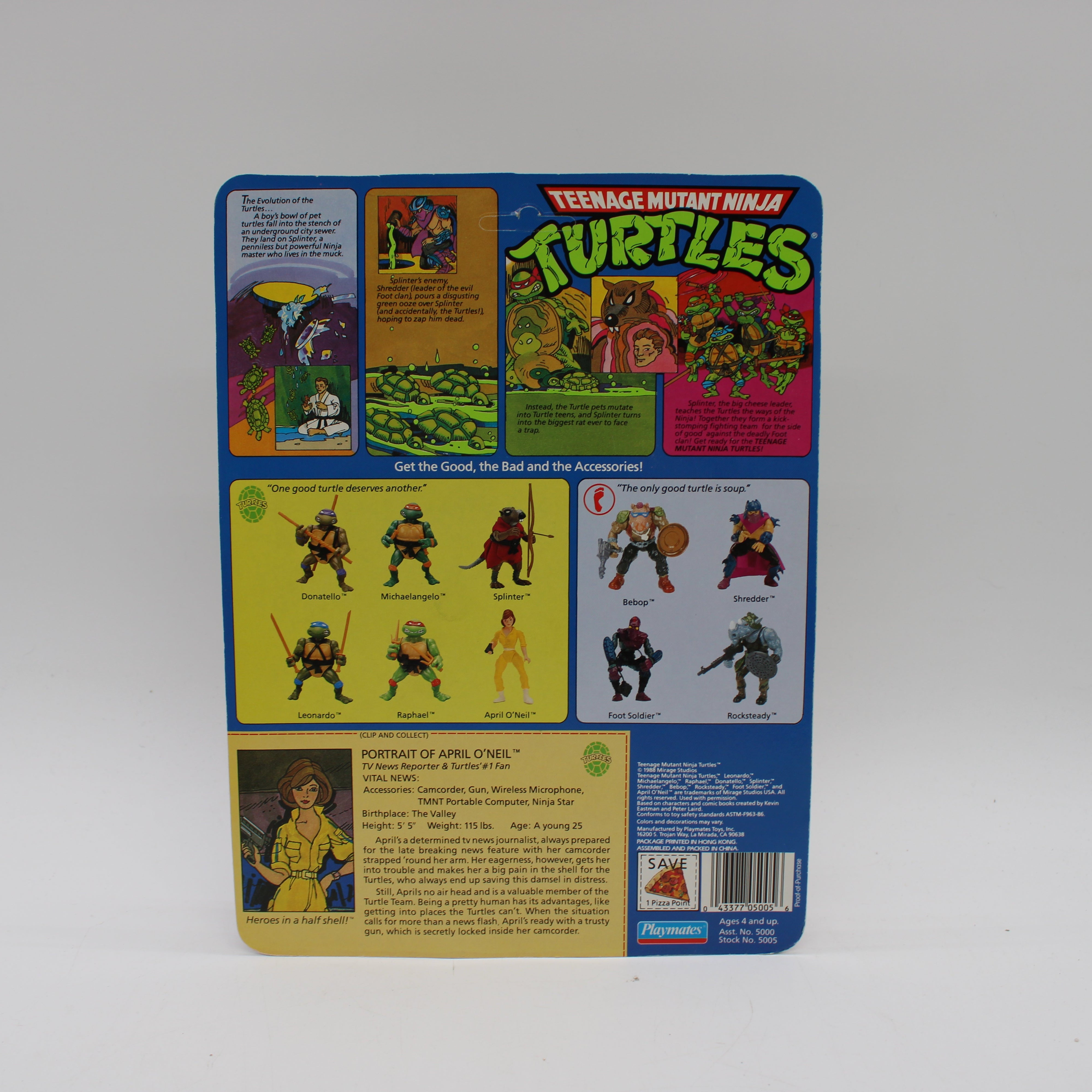 April O'Neil with Gun/Camcorder Teenage Mutant Ninja Turtles Action Figure