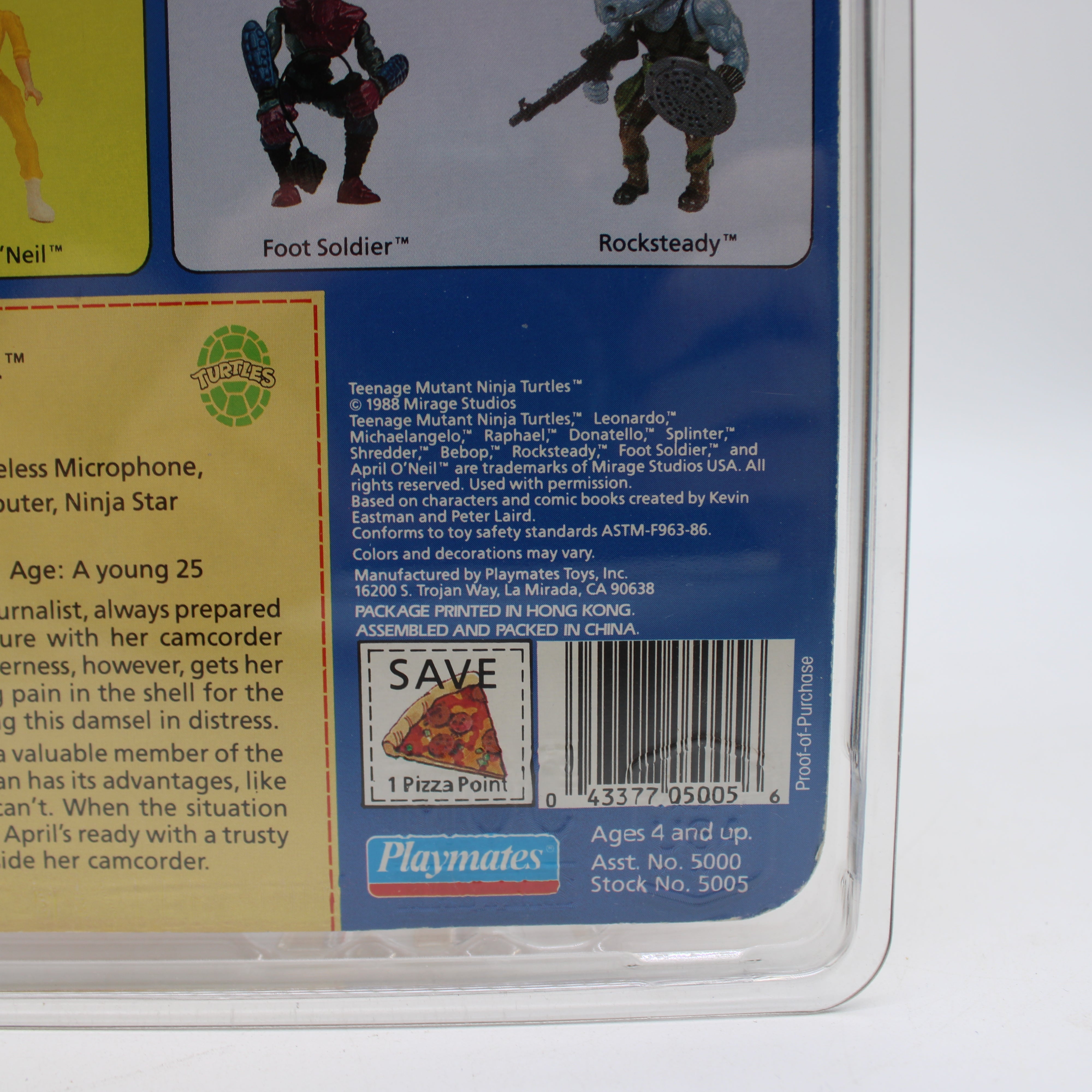 April O'Neil with Gun/Camcorder Teenage Mutant Ninja Turtles Action Figure