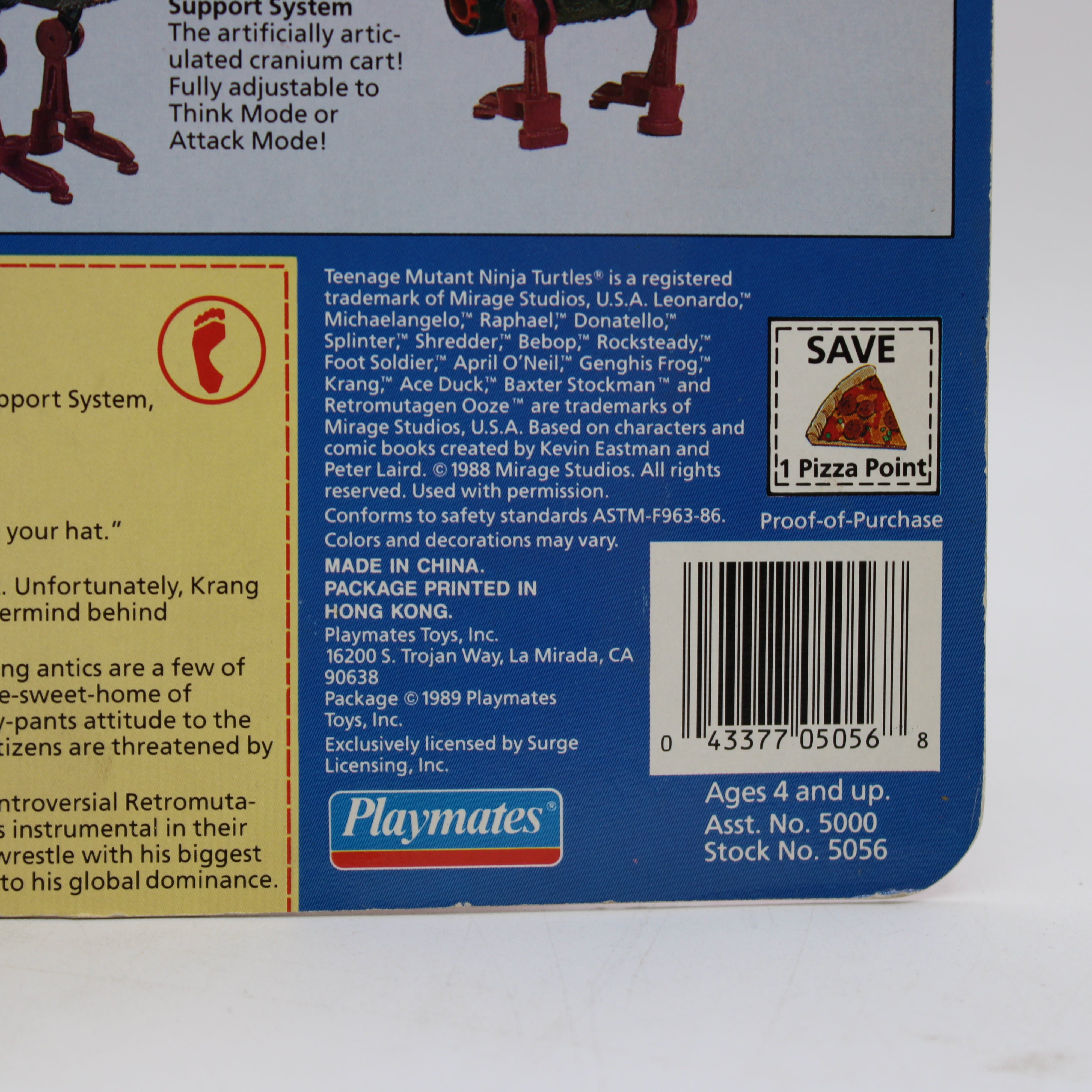 Krang with Brain-drain Gun Teenage Mutant Ninja Turtles Action Figure