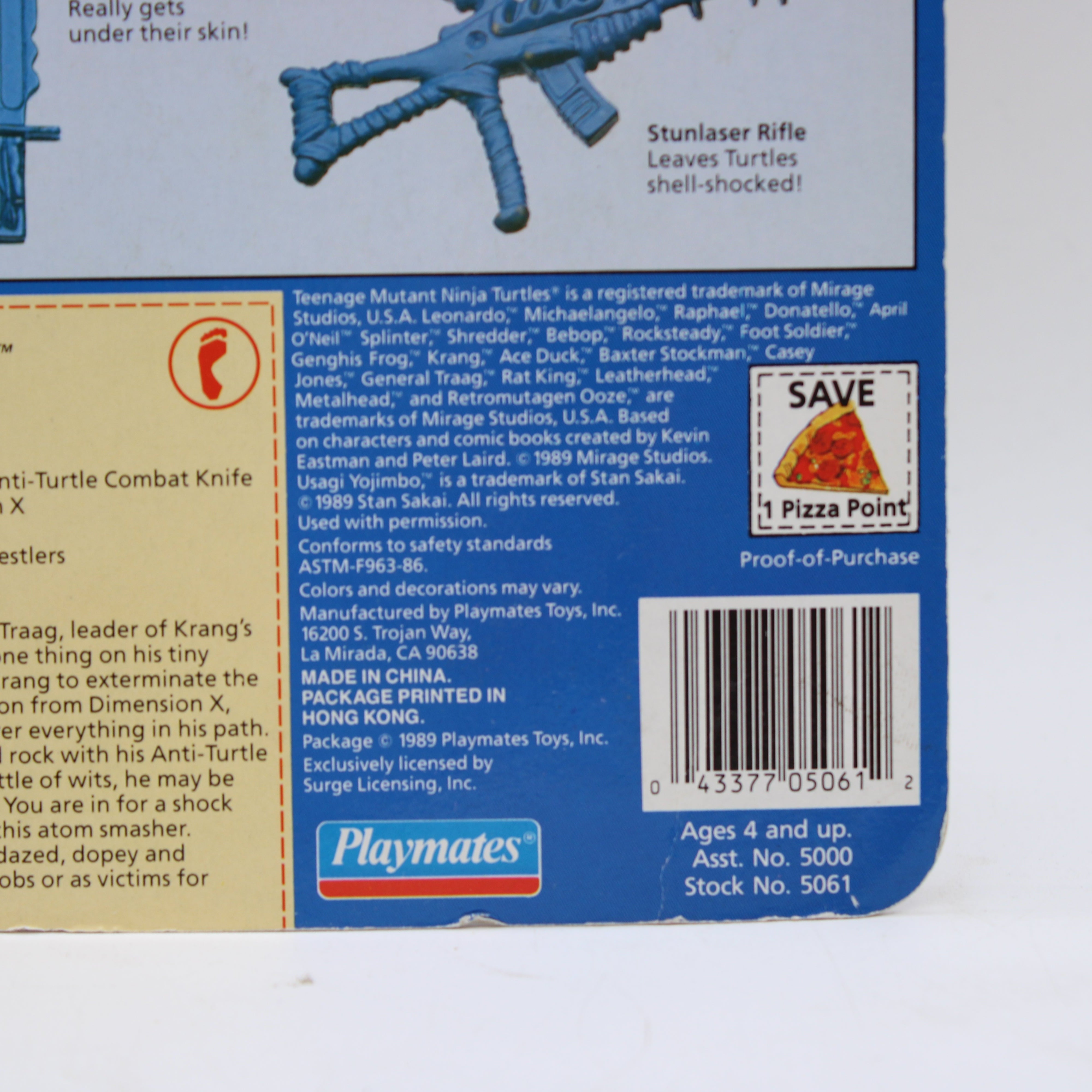 General Traag with Laser Blaster and Stunlaser Rifle Teenage Mutant Ninja Turtles Action Figure