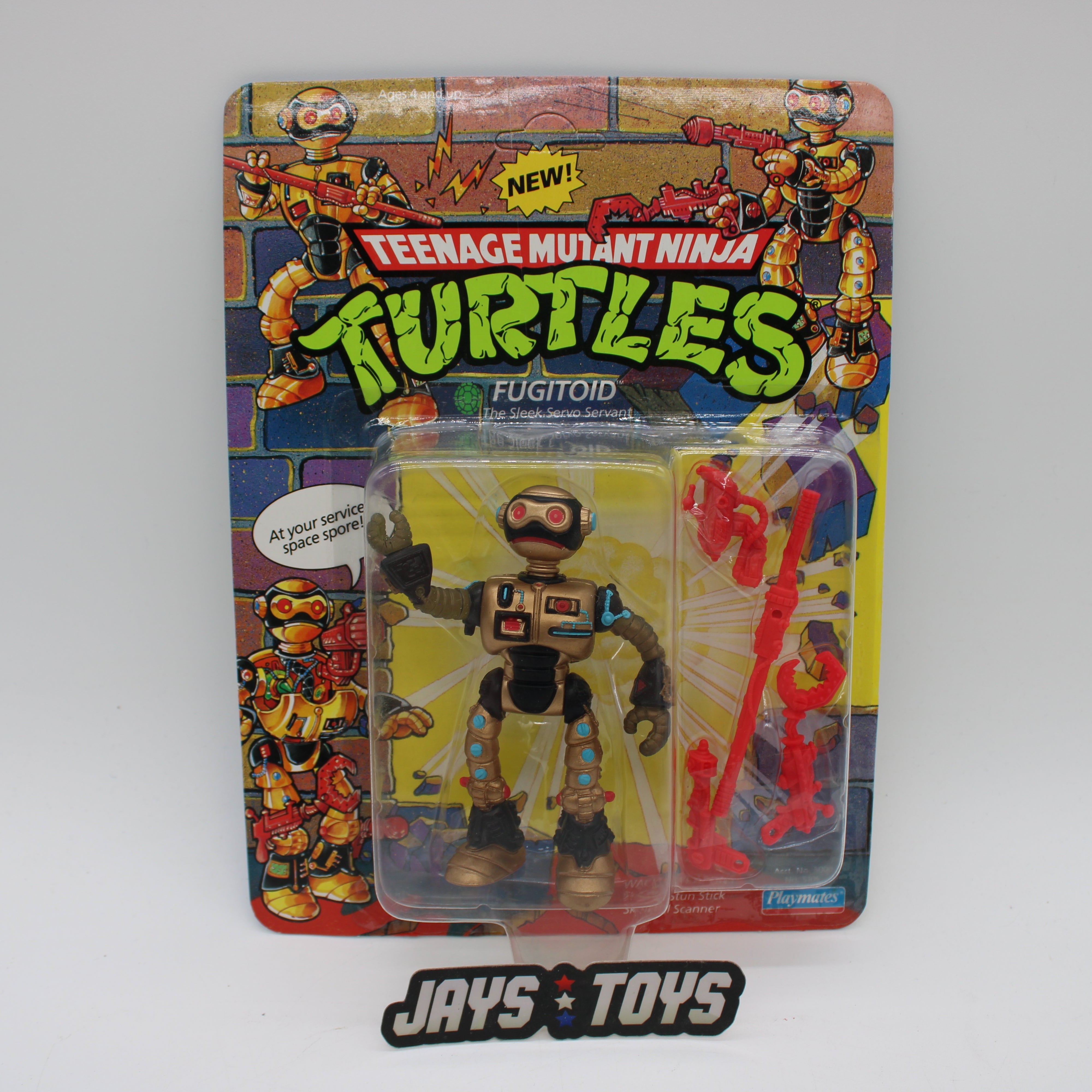 Fugitoid with Electro-Stun Stick & Skeletal Scanner Teenage Mutant Ninja Turtles Action Figure