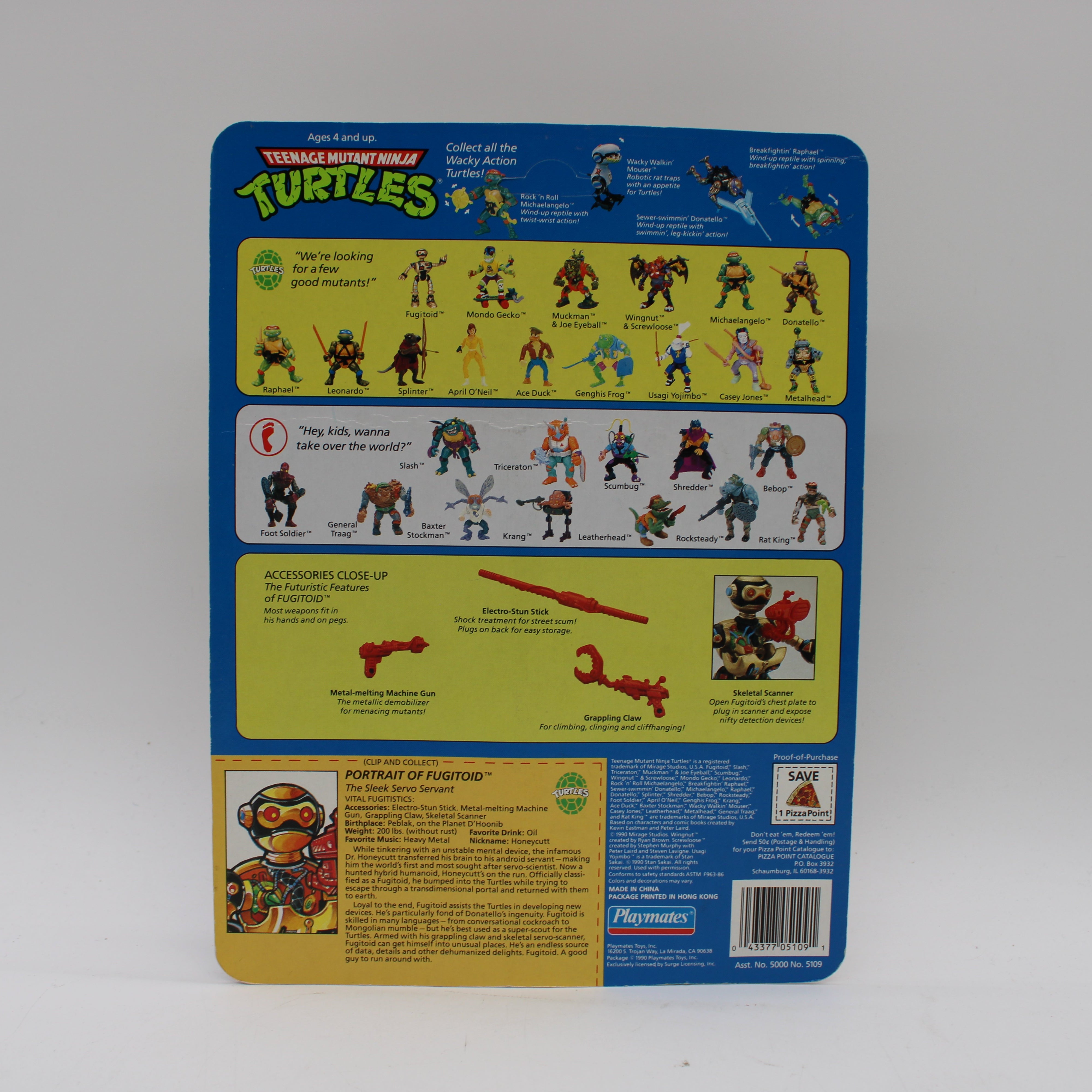 Fugitoid with Electro-Stun Stick & Skeletal Scanner Teenage Mutant Ninja Turtles Action Figure