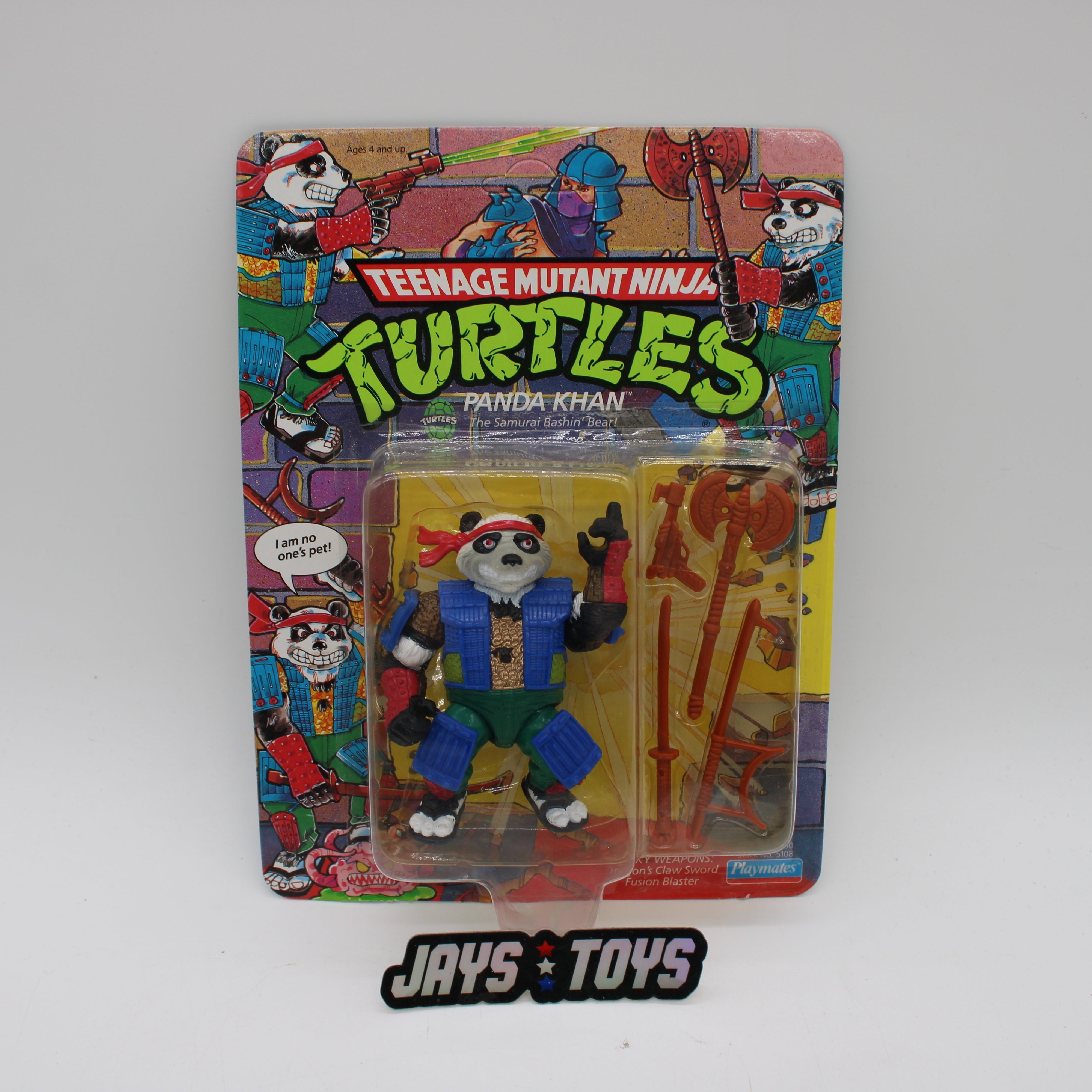 Panda Khan with Dragon's Claw Sword & Fusion Blaster Teenage Mutant Ninja Turtles Action Figure