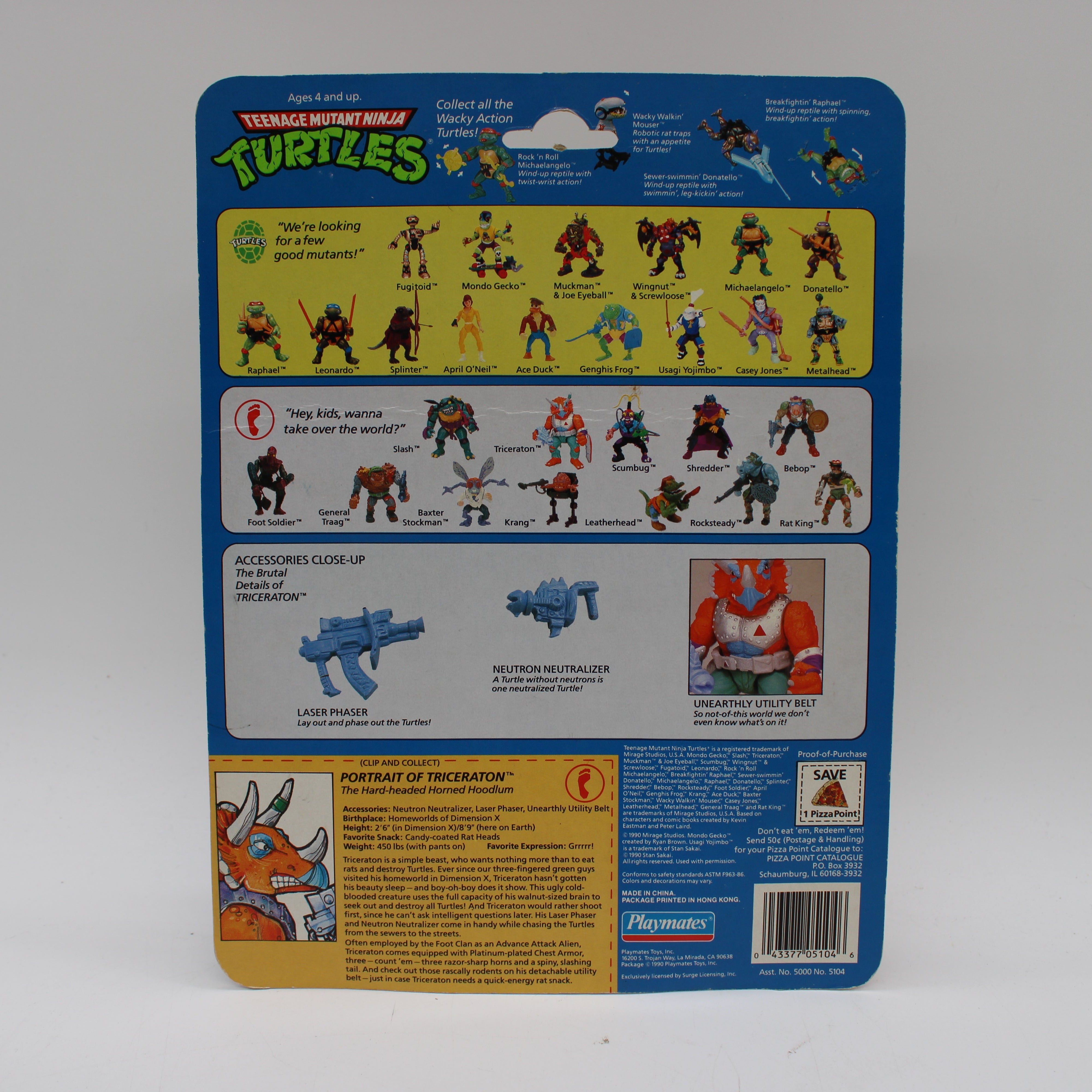 Triceraton with Neutron Neutralizer Teenage Mutant Ninja Turtles Action Figure