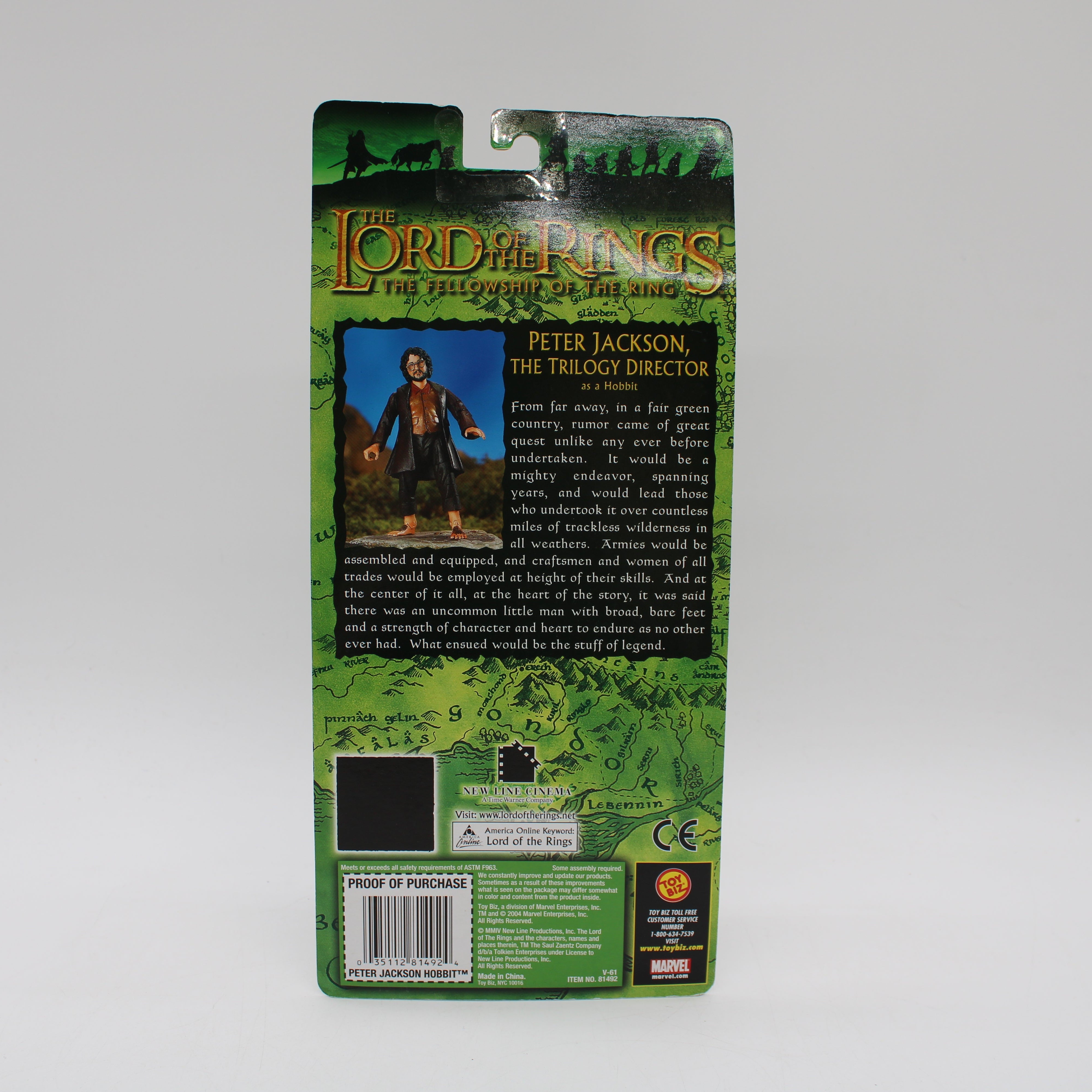 Peter Jackson the Trilogy Director as a Hobbit The Lord of the Rings Action Figure