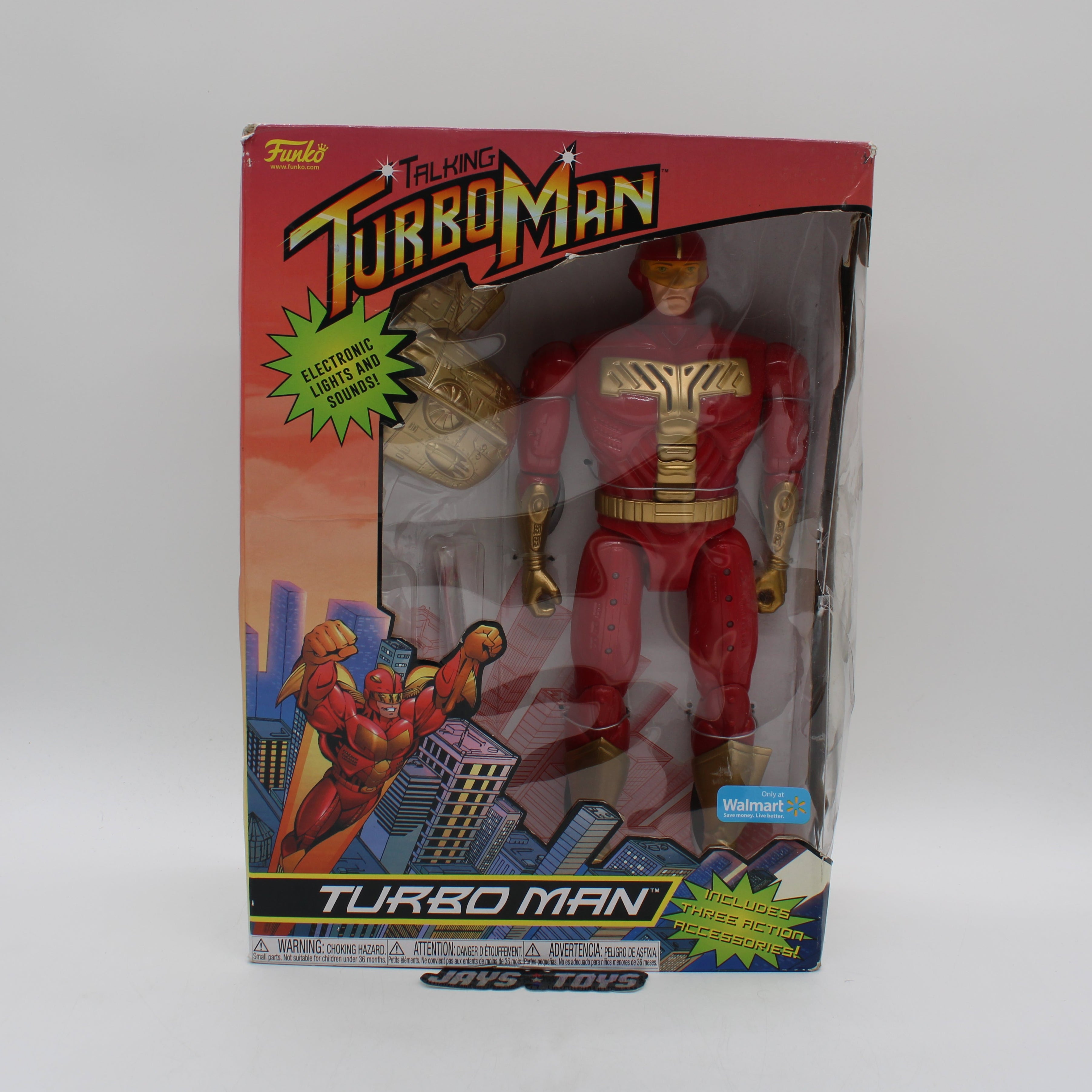Talking Turbo Man Deluxe Edition Jingle All The Way Action Figure