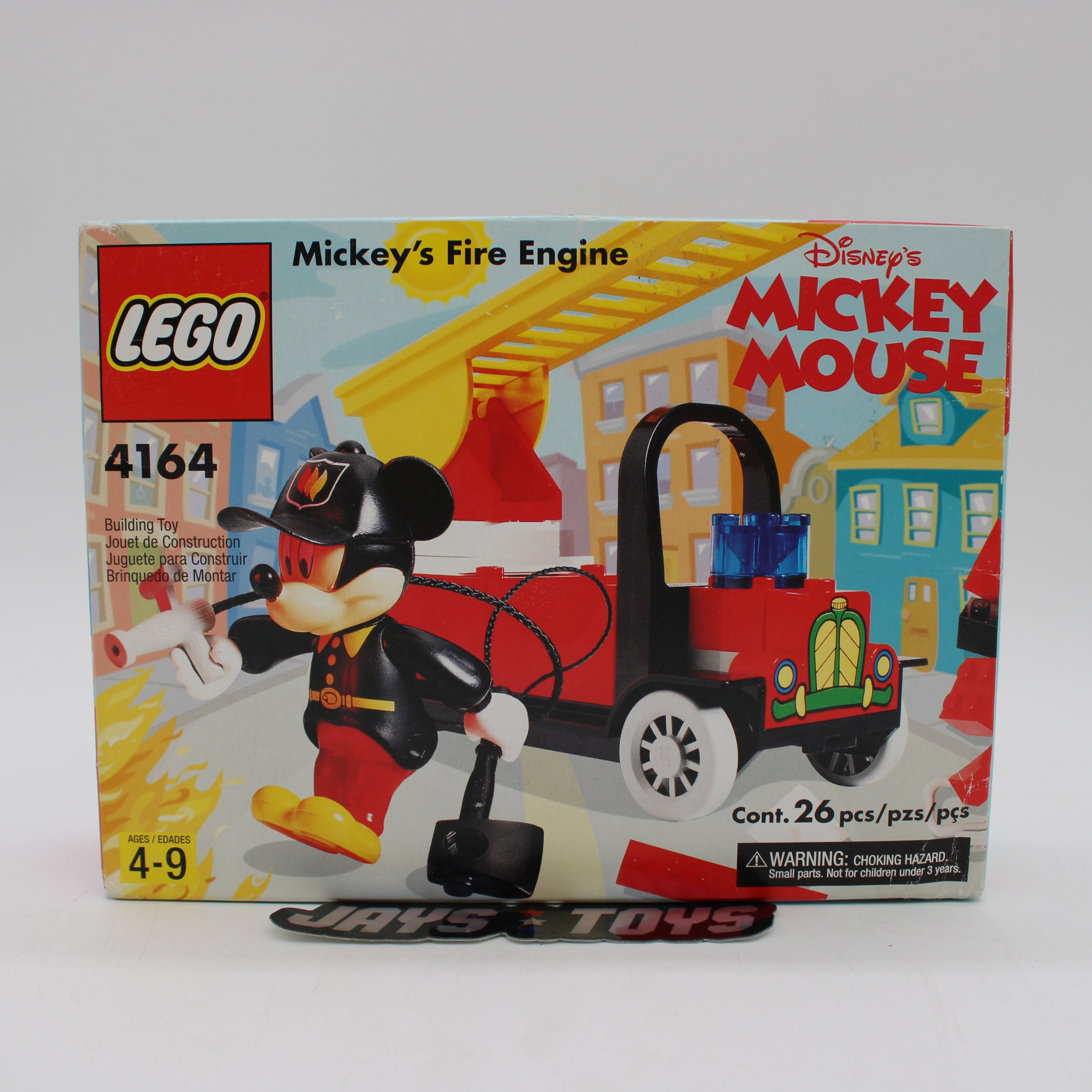Mickey's Fire Engine Lego Duplo Disney's Mickey Mouse Set #4164