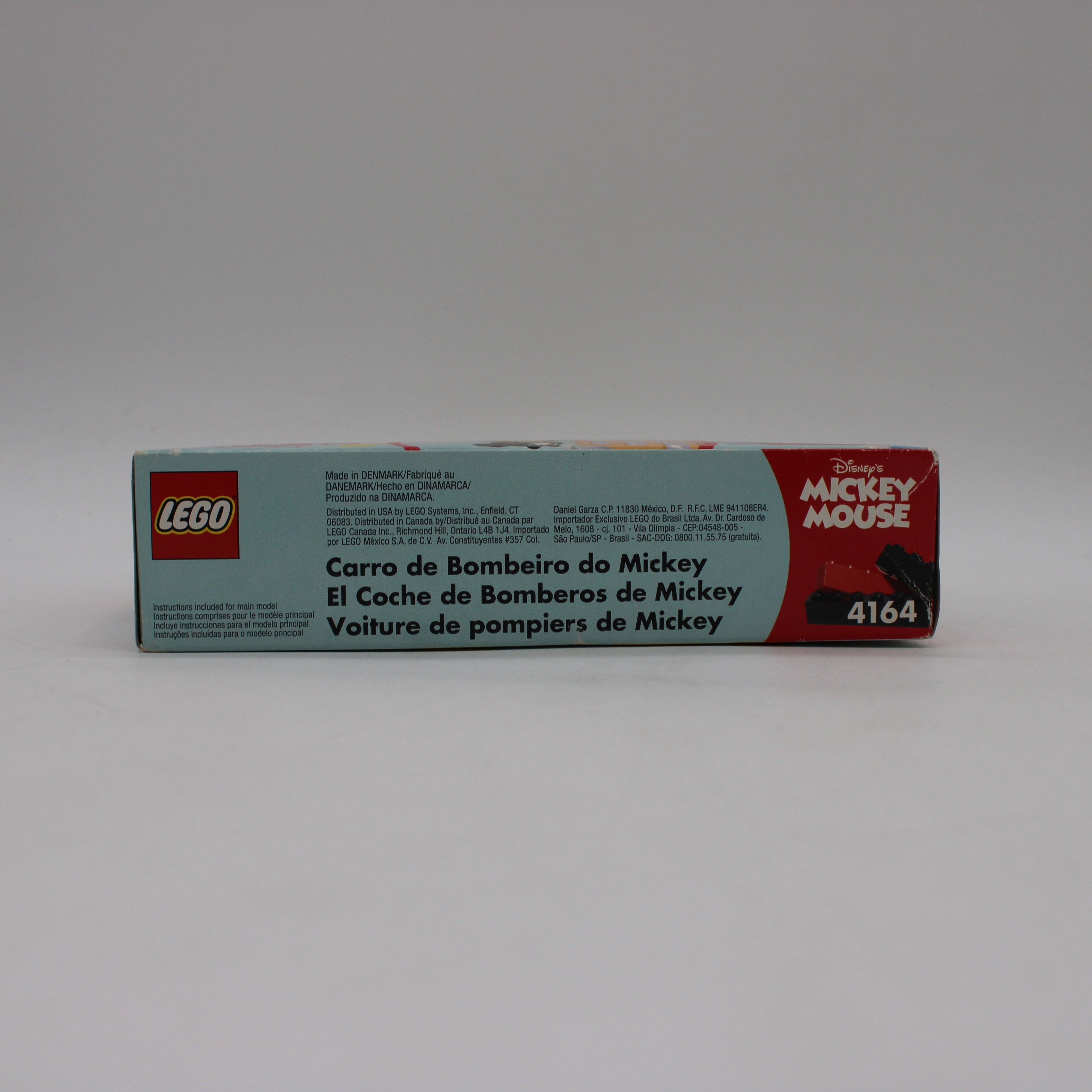 Mickey's Fire Engine Lego Duplo Disney's Mickey Mouse Set #4164