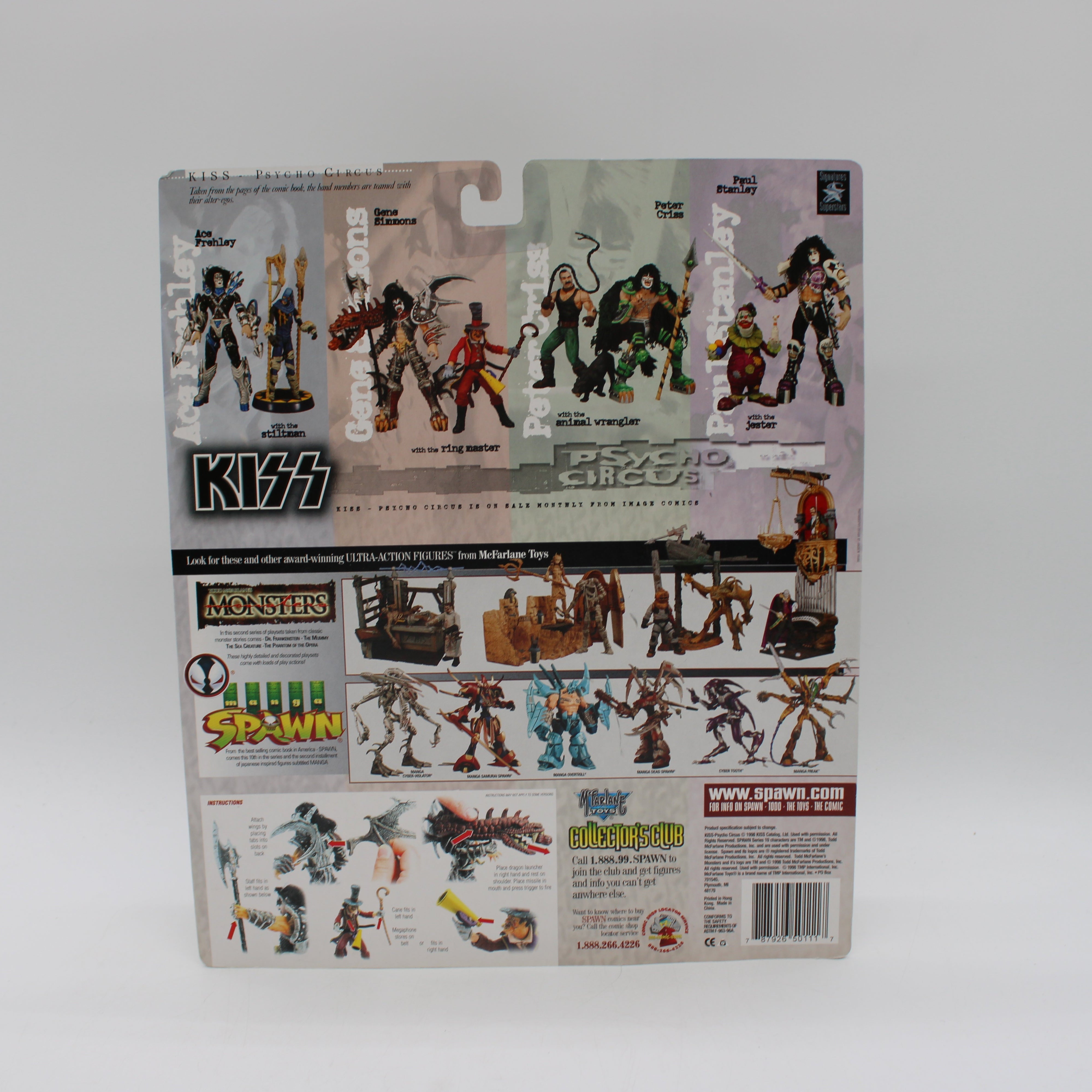 Gene Simmons The Ring Master KISS Psycho Circus Action Figure