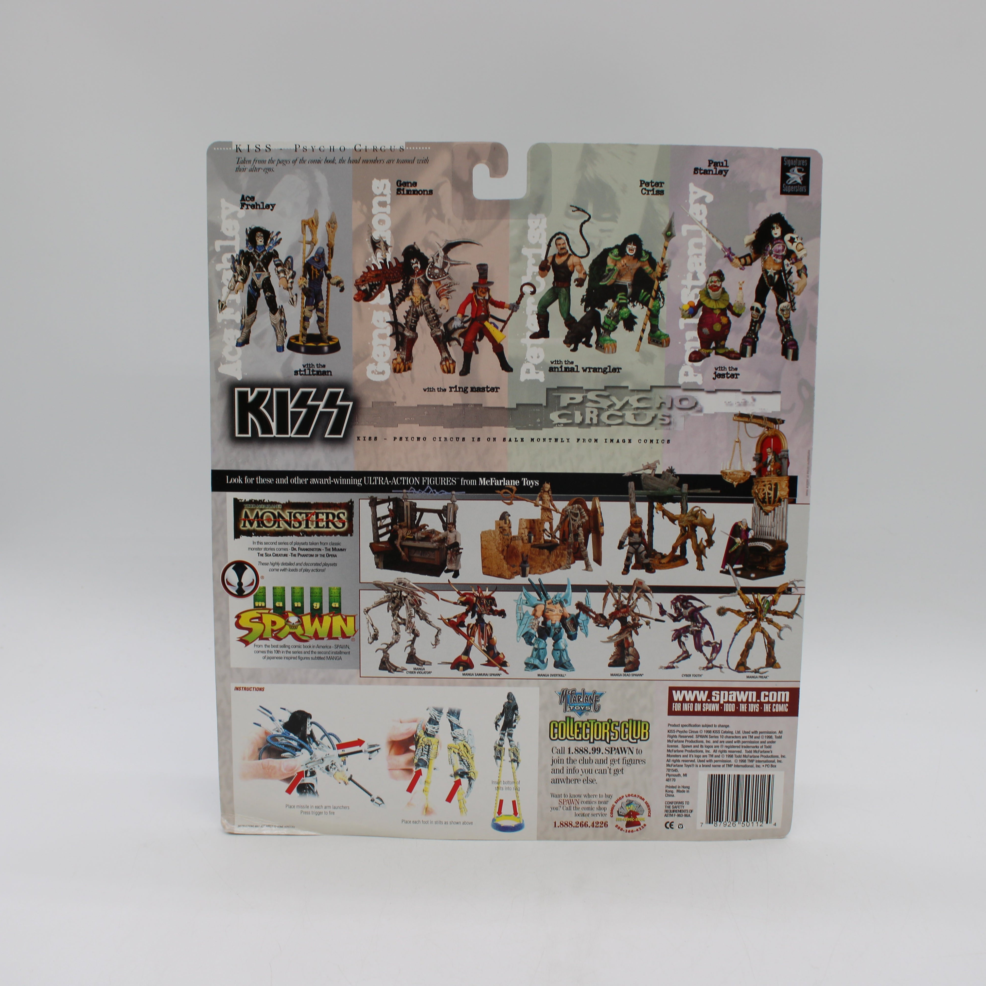 Ace Frehley The Stiltman KISS Psycho Circus Action Figure