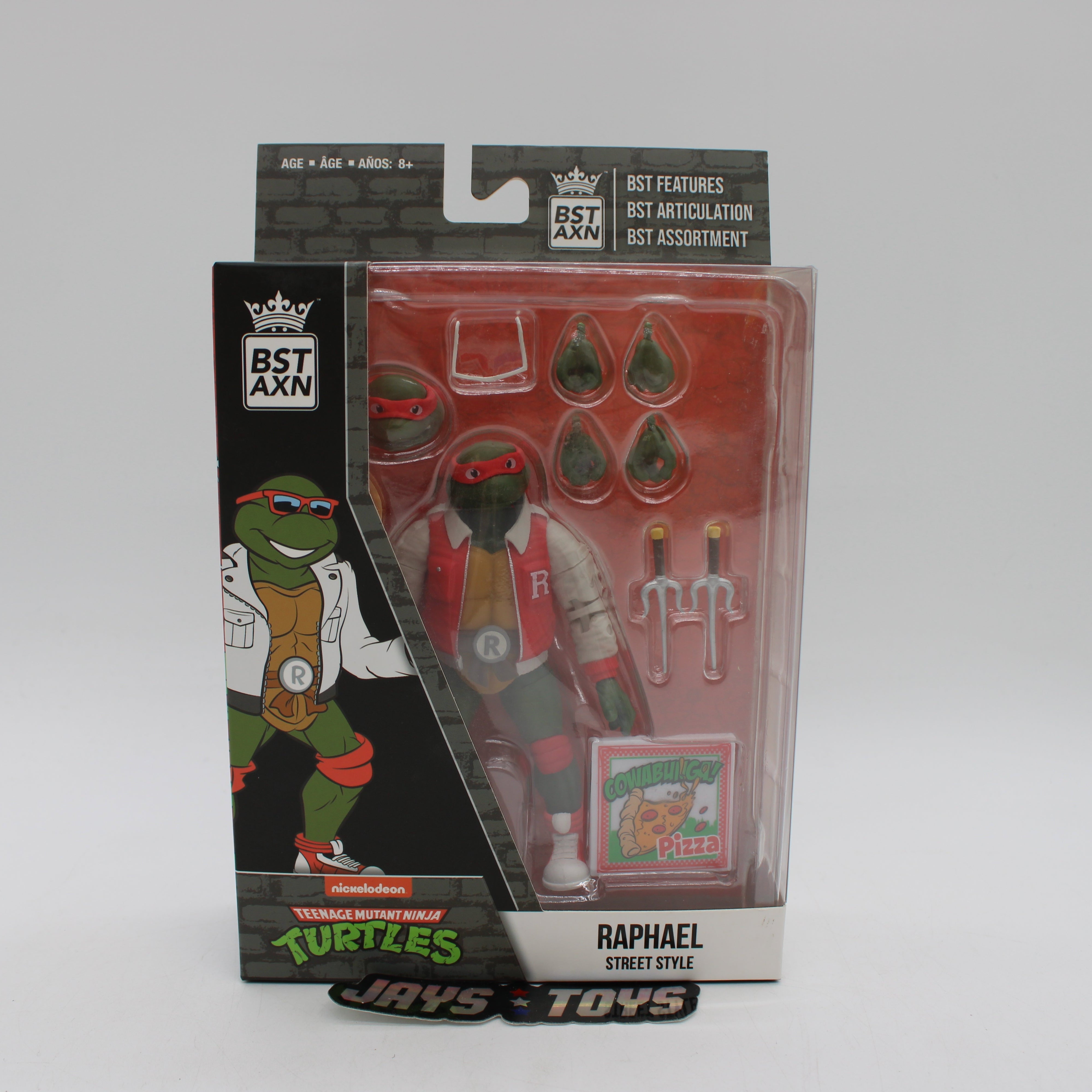 Raphael Street Style Chase Varsity Variant Teenage Mutant Ninja Turtles BST AXN Action Figure