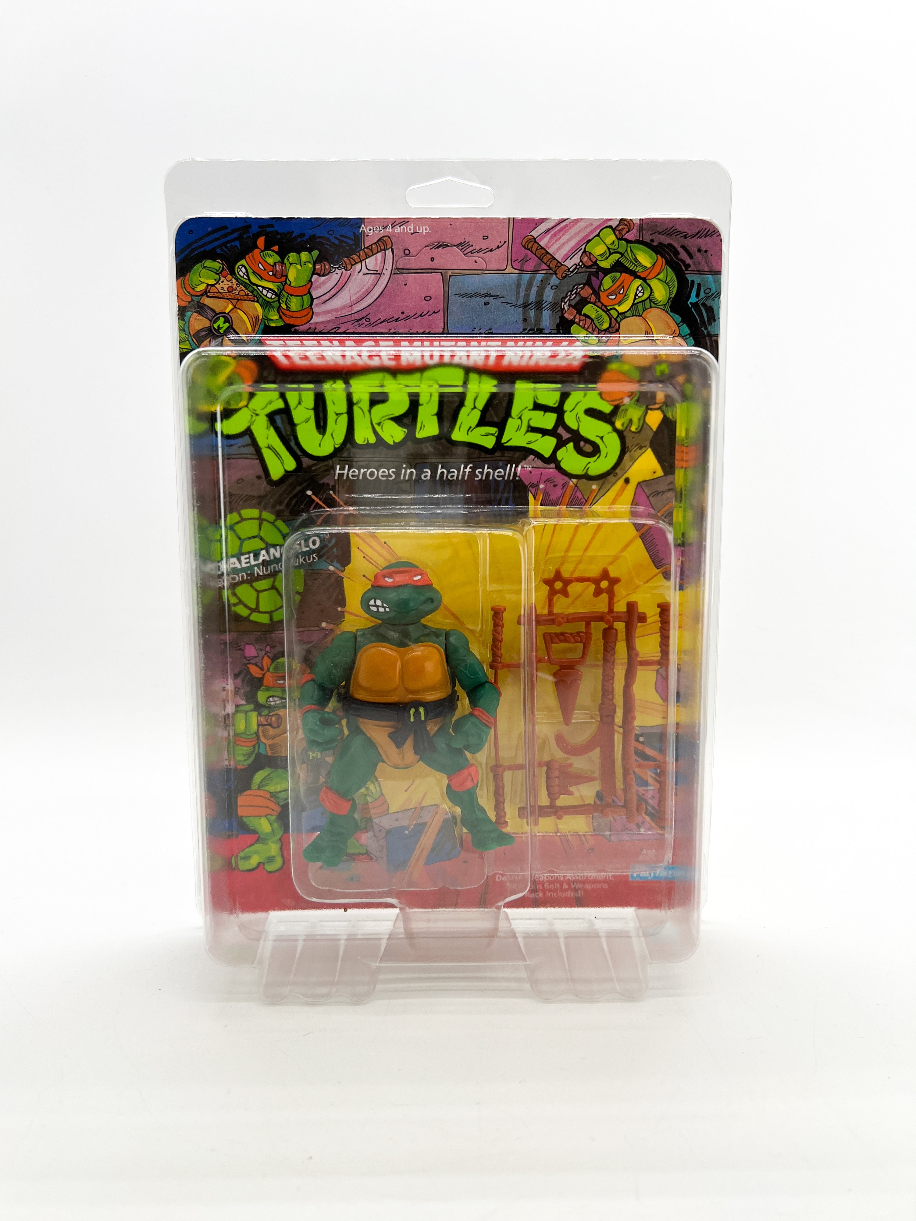 Teenage Mutant Ninja Turtles 1988 Michelangelo Vintage Action Figure