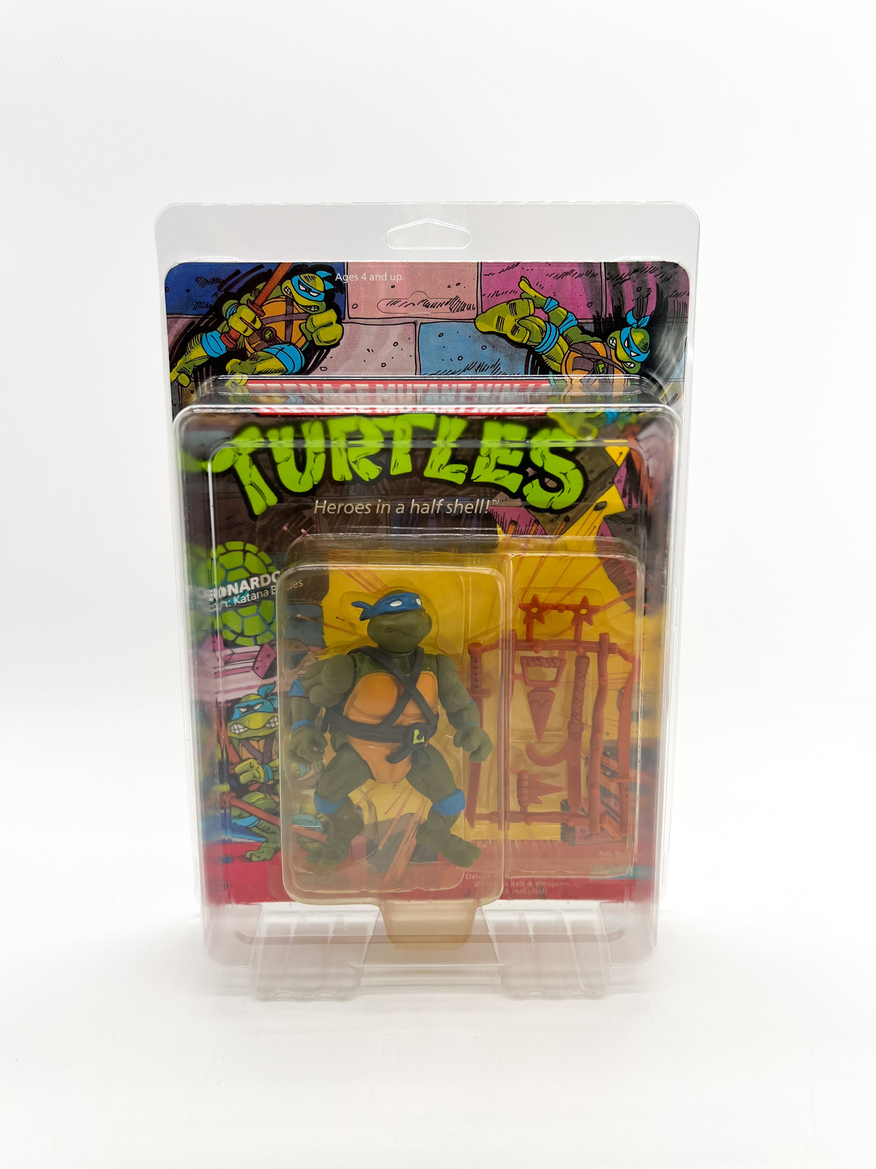 Teenage Mutant Ninja Turtles 1988 Leonardo Vintage Action Figure