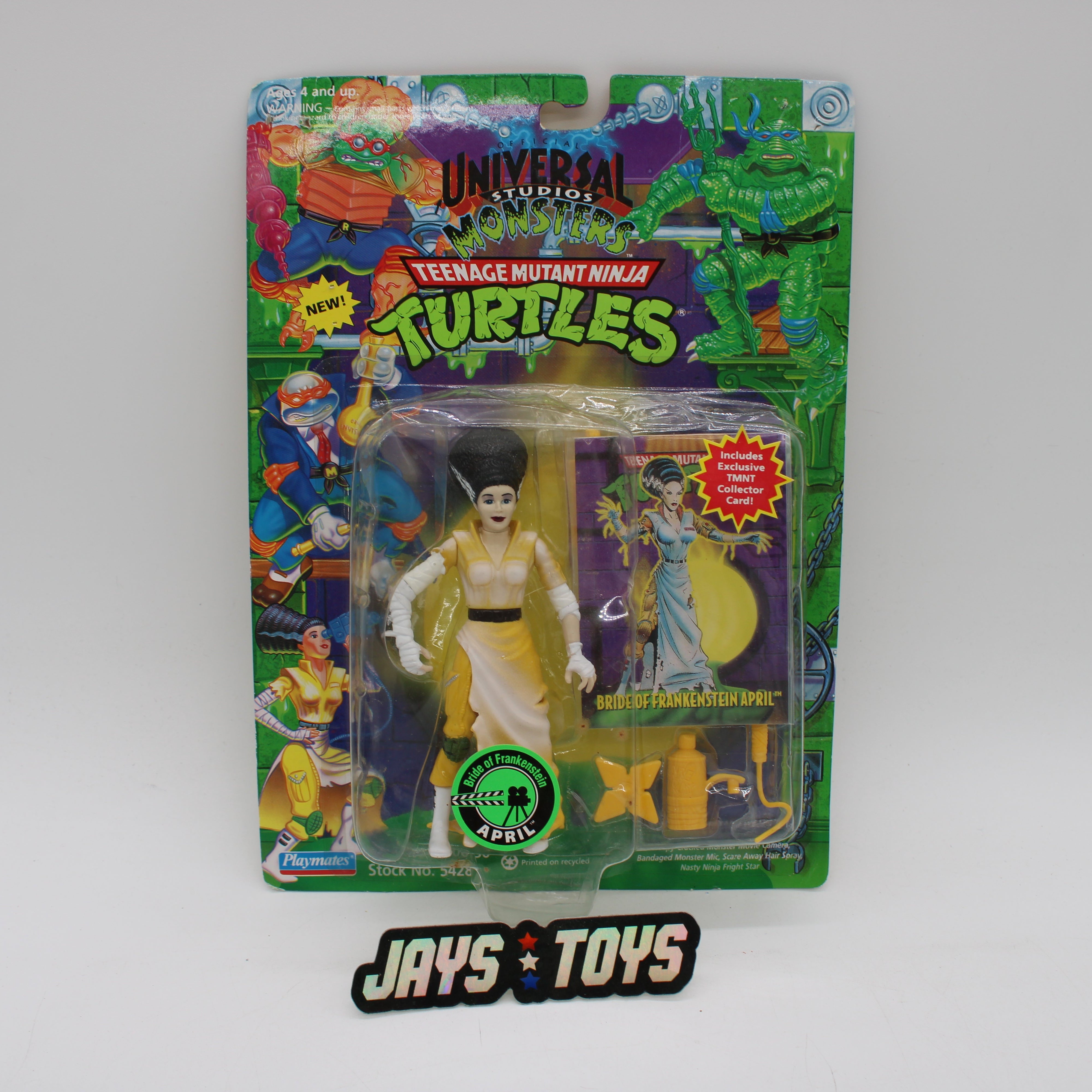 Bride of Frankenstein April Teenage Mutant Ninja Turtles Universal Studios Monsters Action Figure