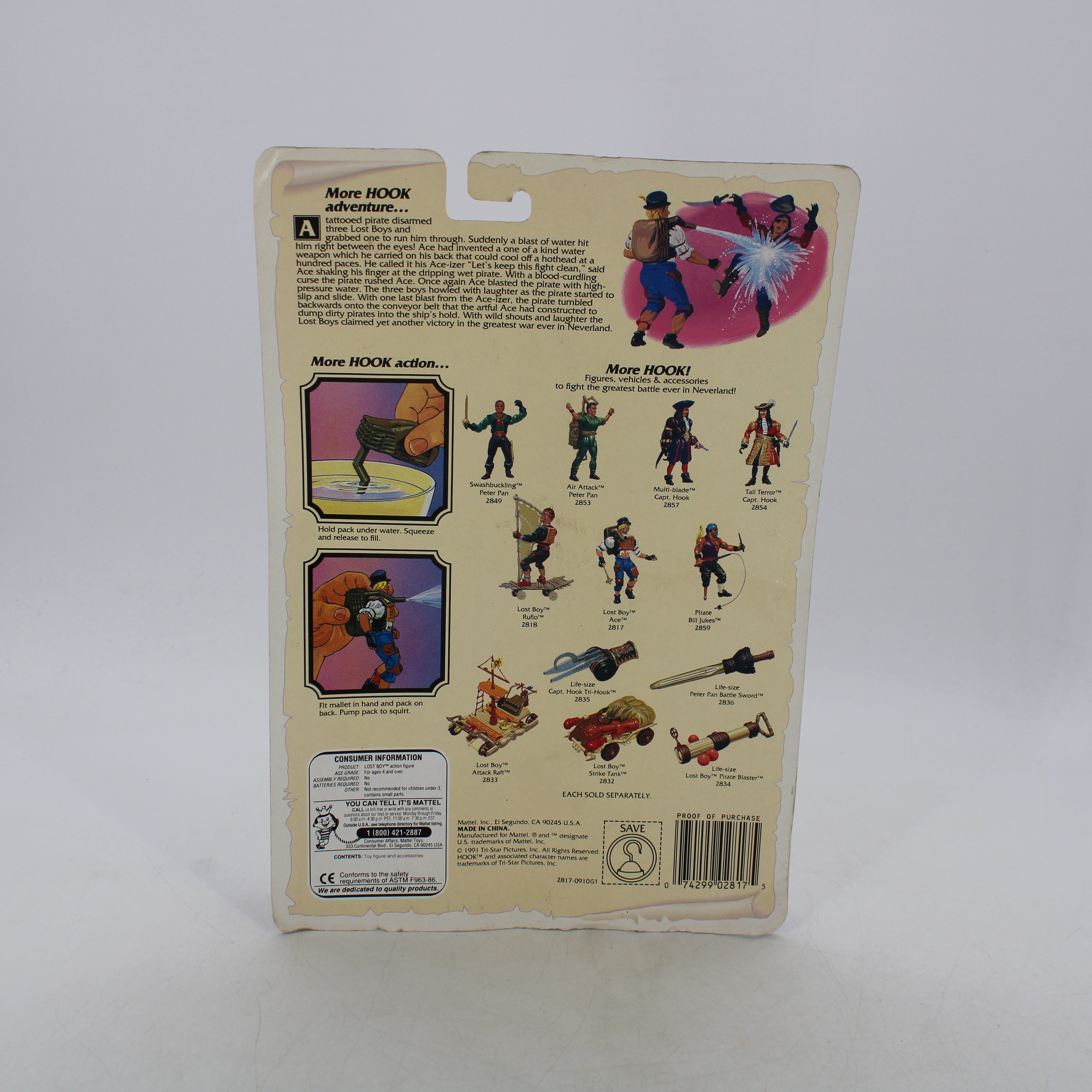 Lost Boy Ace Hook Mattel Action Figure