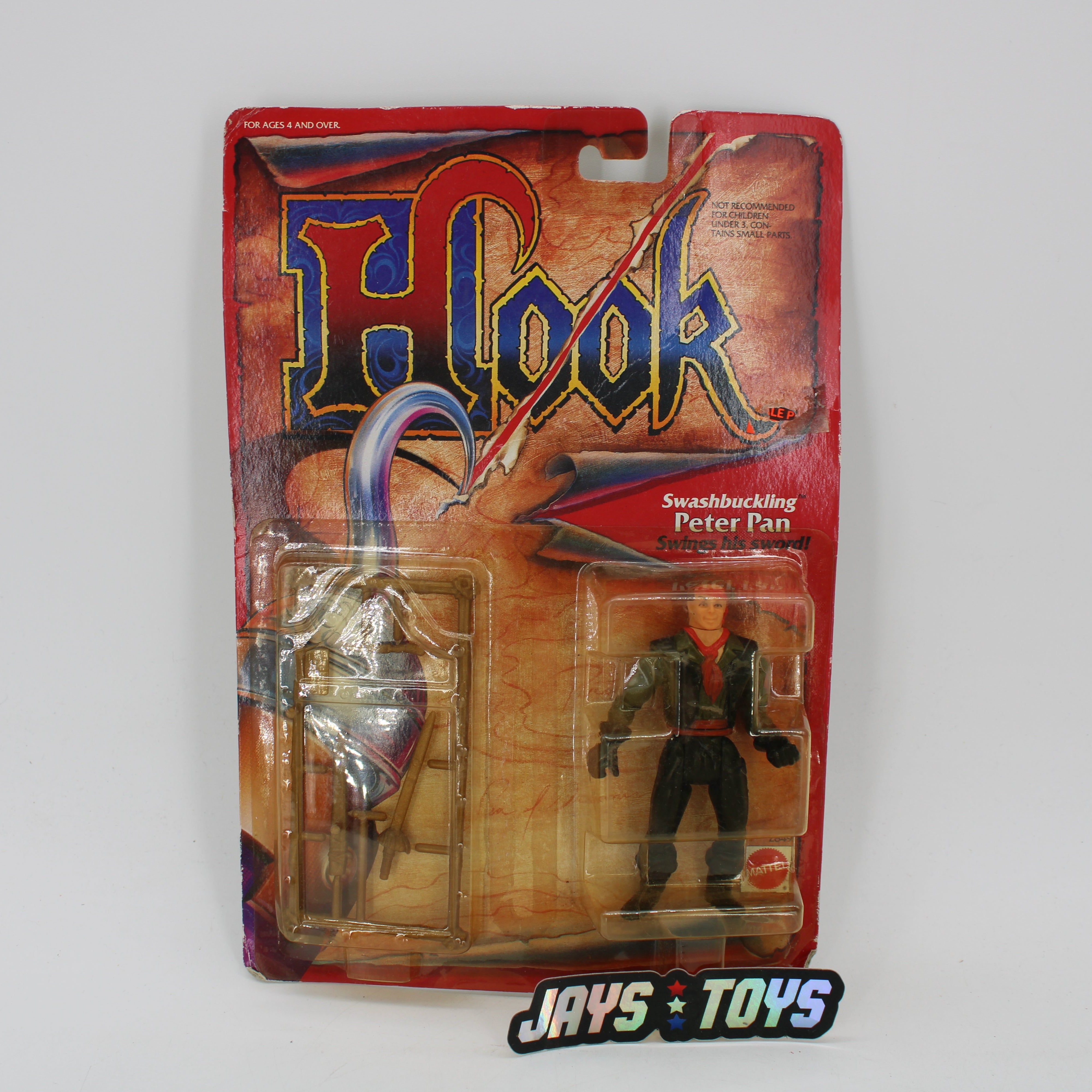 Swashbuckling Peter Pan Hook Mattel Action Figure