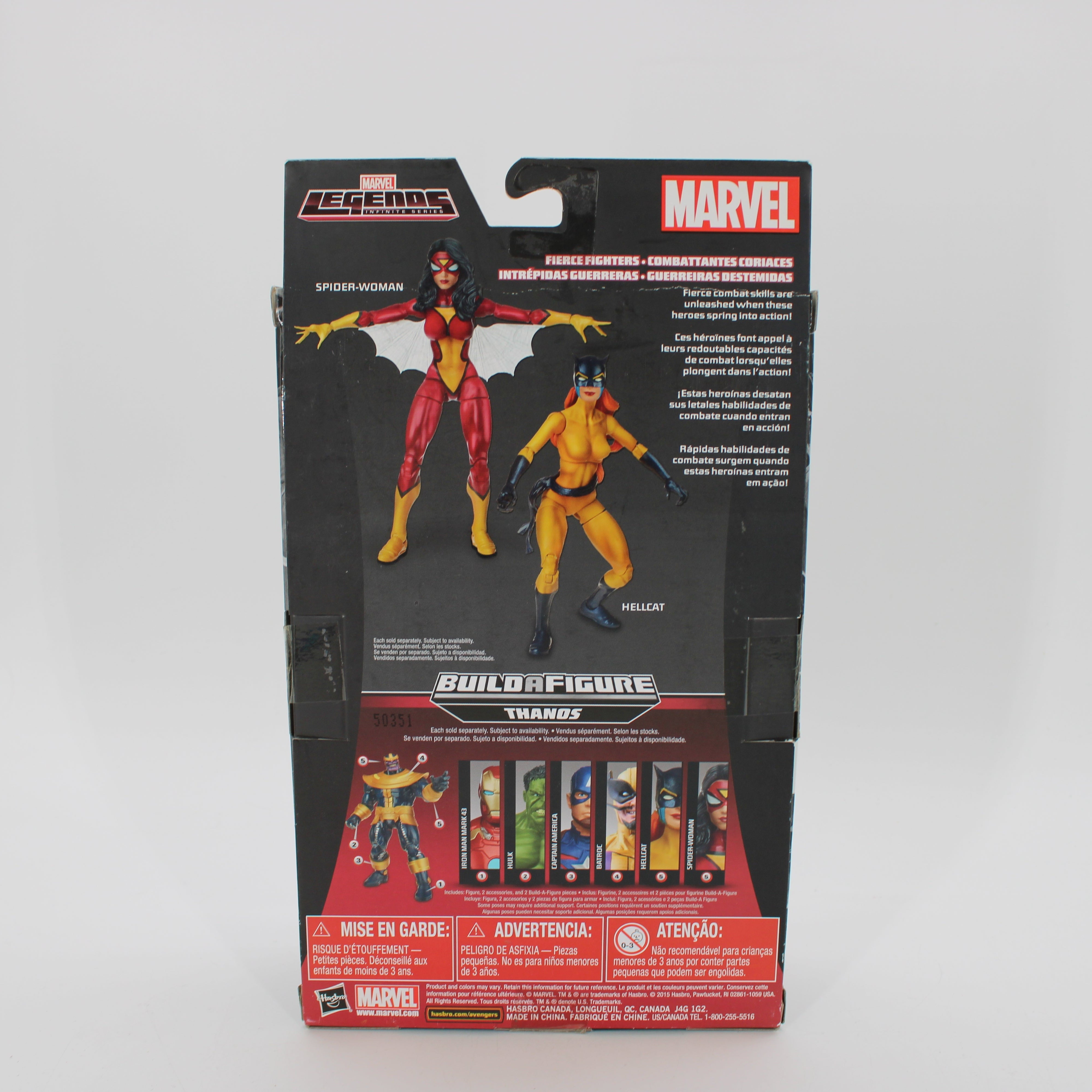 Hellcat Marvel Legends Infinite Series Fierce Fighters Action Figure (BAF Thanos)