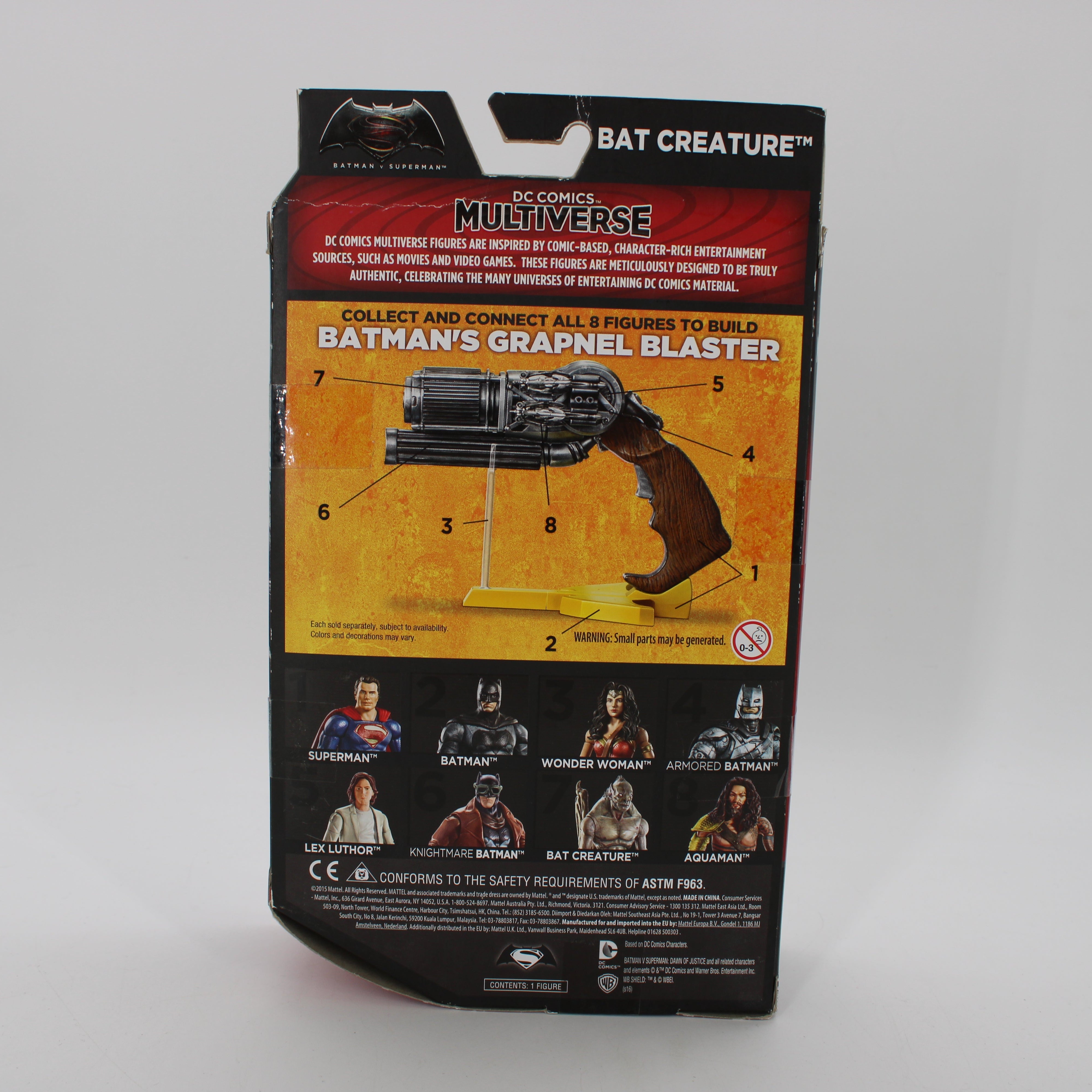 Bat Creature Batman v Superman DC Comics Multiverse Action Figure (C&C Grapnel Blaster Replica)